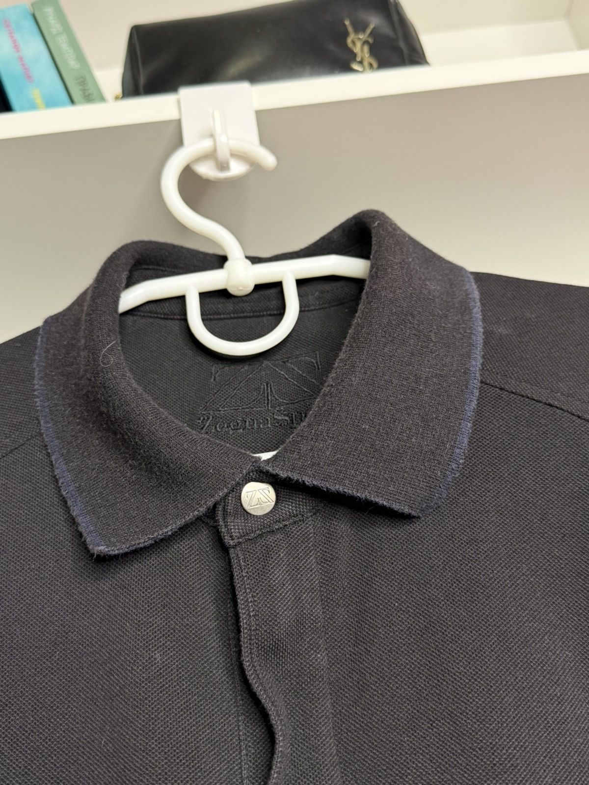 Ermenegildo Zegna Zegna Sport Black Polo long sleeves size M Size US M / EU 48-50 / 2 - 5 Thumbnail