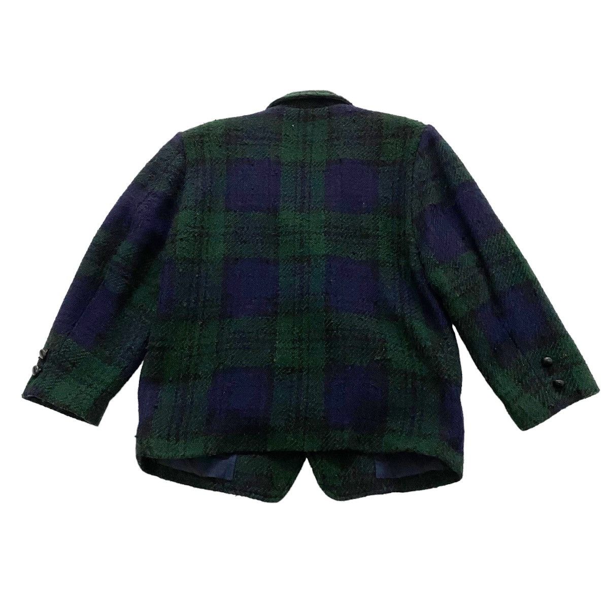 Issey Miyake ⚡️Vintage 80s Issey Miyake wool green tartan jacket Size US M / EU 48-50 / 2 - 5 Thumbnail