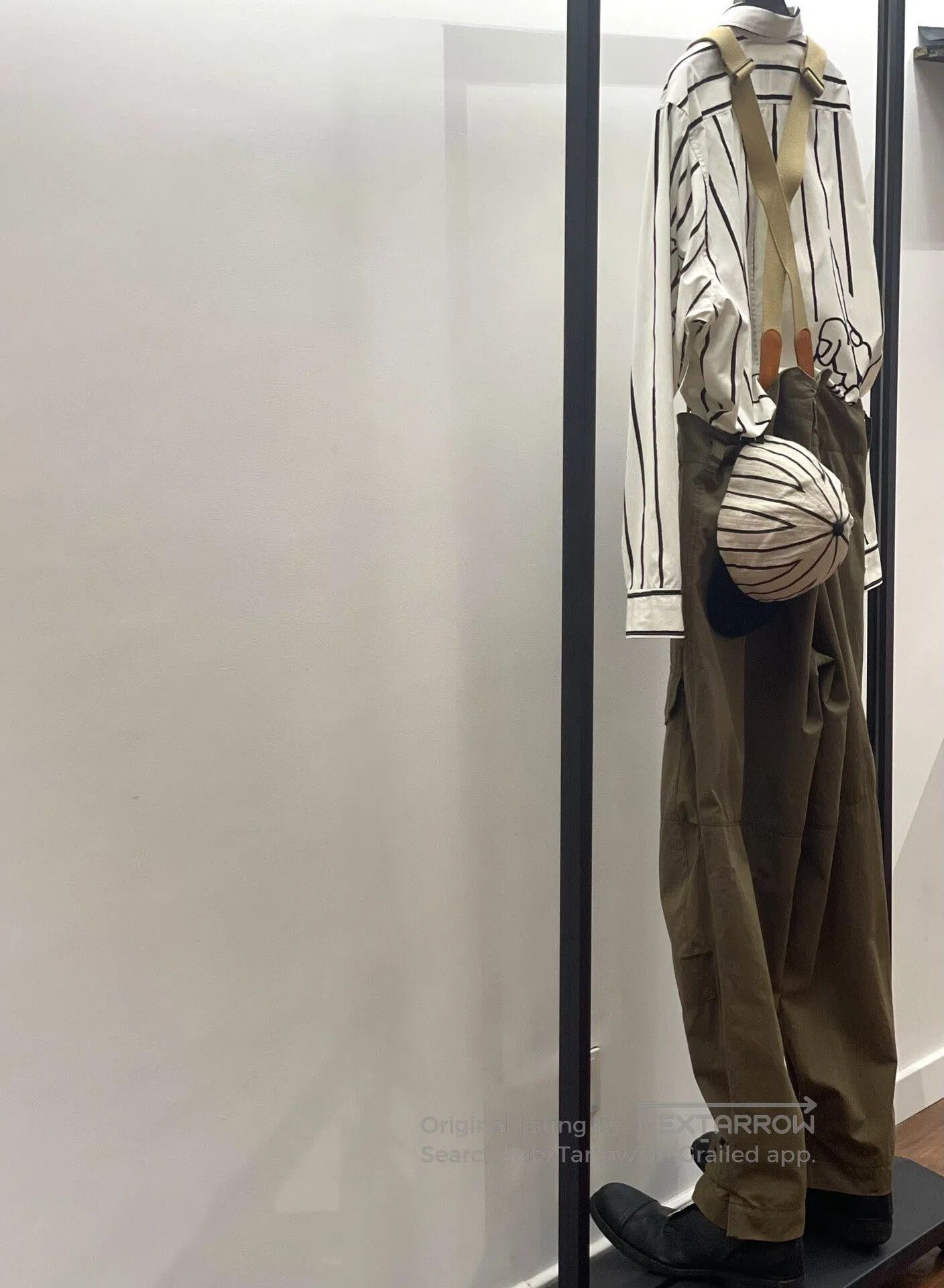 Y's Y's Yamamoto Green Work Pants with Suspenders. Size US 30 / EU 46 - 9 Thumbnail