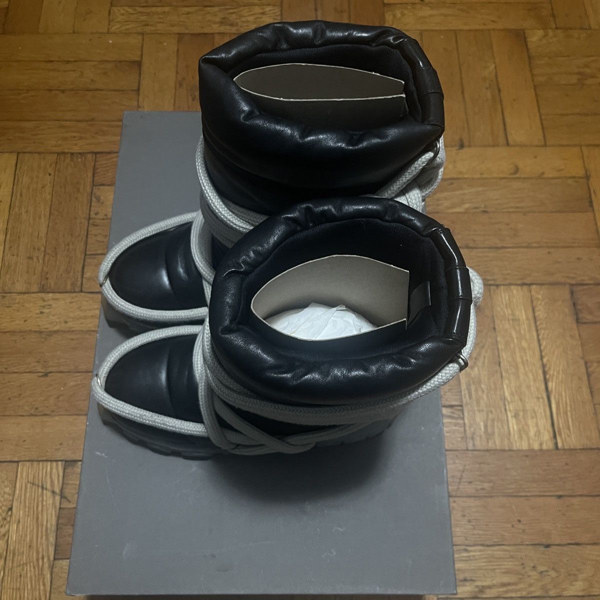 Rick Owens Rick Owens Lambskin Lunar Boots Size US 7 / EU 40 - 4 Thumbnail