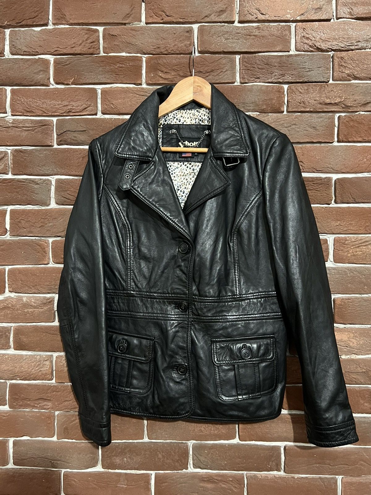 Leather Schott Lamb Skin M Casual Leather Jacket USA Rare Rock Roll Size M / US 6-8 / IT 42-44 - 1 Thumbnail