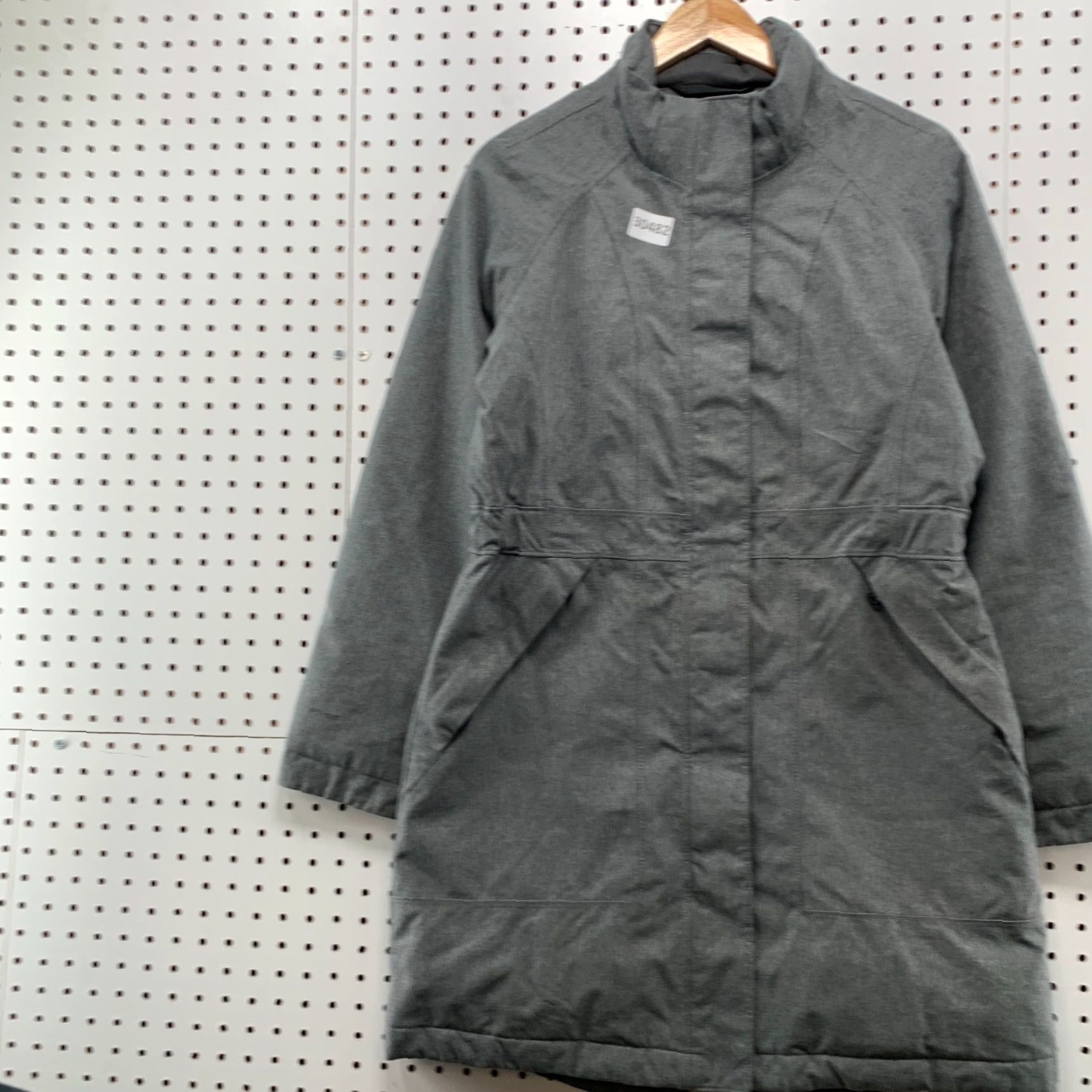 The North Face VINTAGE The North Face Down Coat Womens M Gray 20x35 Arctic Hyvent 550 Parka Wool? Size M / US 6-8 / IT 42-44 - 4 Thumbnail
