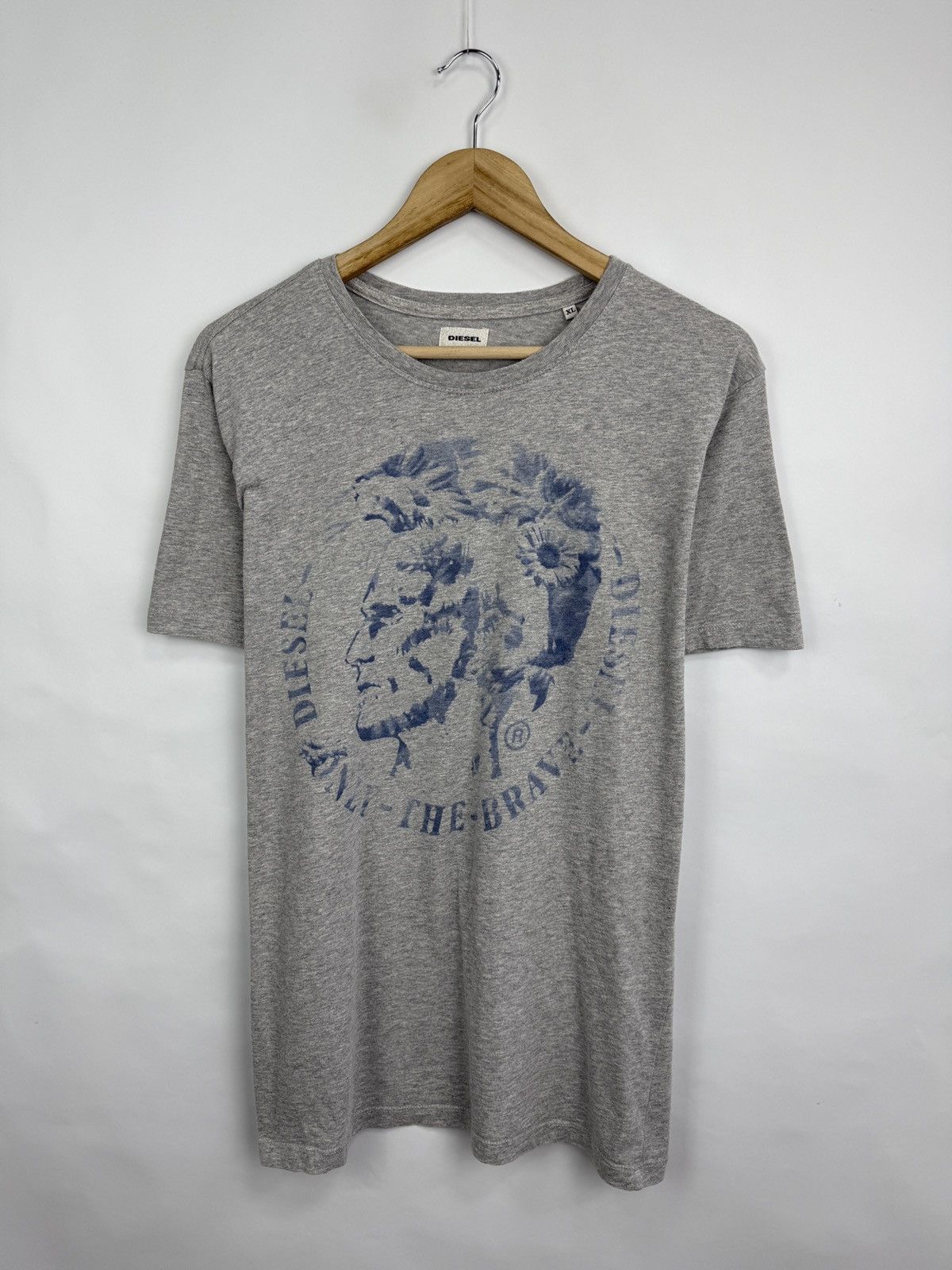 Diesel 🇺🇸 Vintage Diesel Punk Rock Man Y2K T-Shirt Rare Retro Hype Size US XL / EU 56 / 4 - 3 Thumbnail