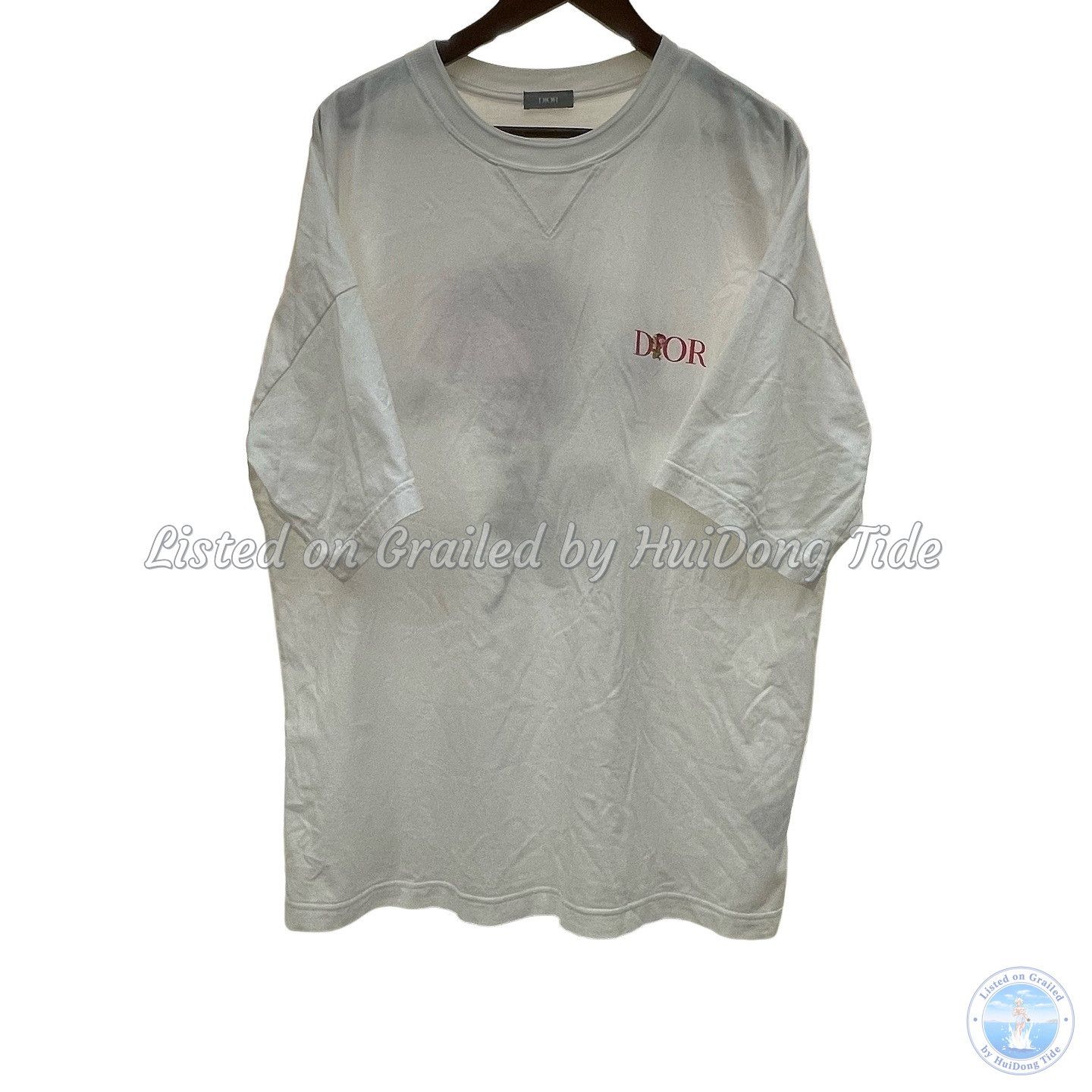 Dior Dior 'Late Night Paris' Red Cotton SS Tee | Grailed