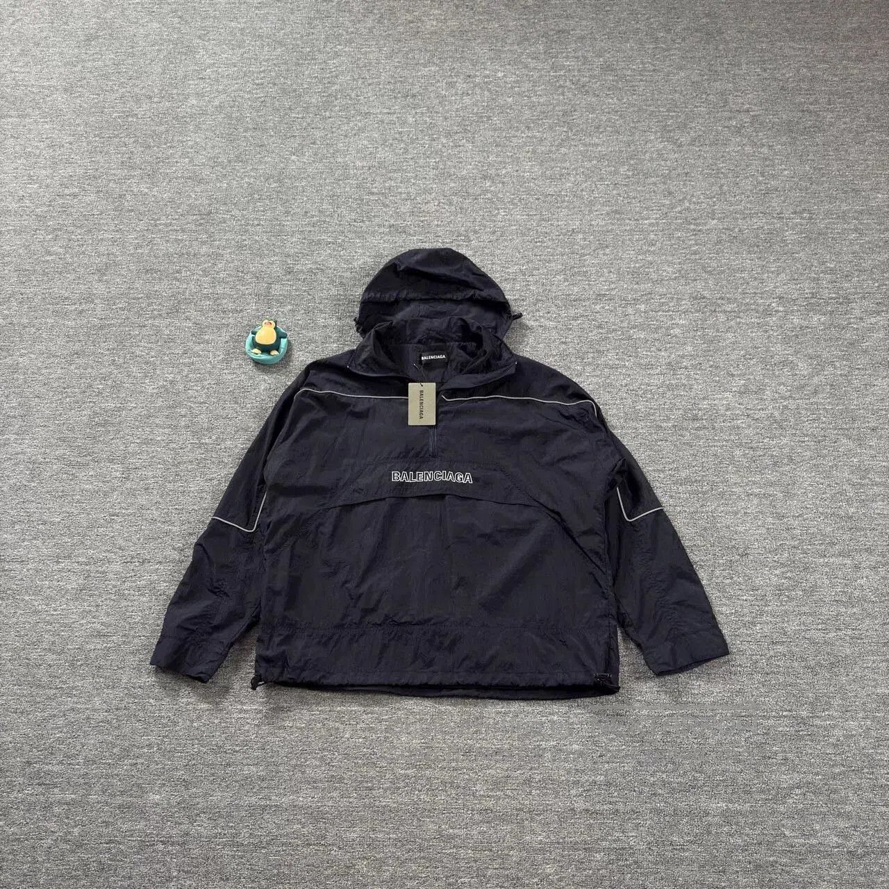 Balenciaga Balenciaga Black Logo Windbreaker. Size US XS / EU 42 / 0 - 1 Thumbnail