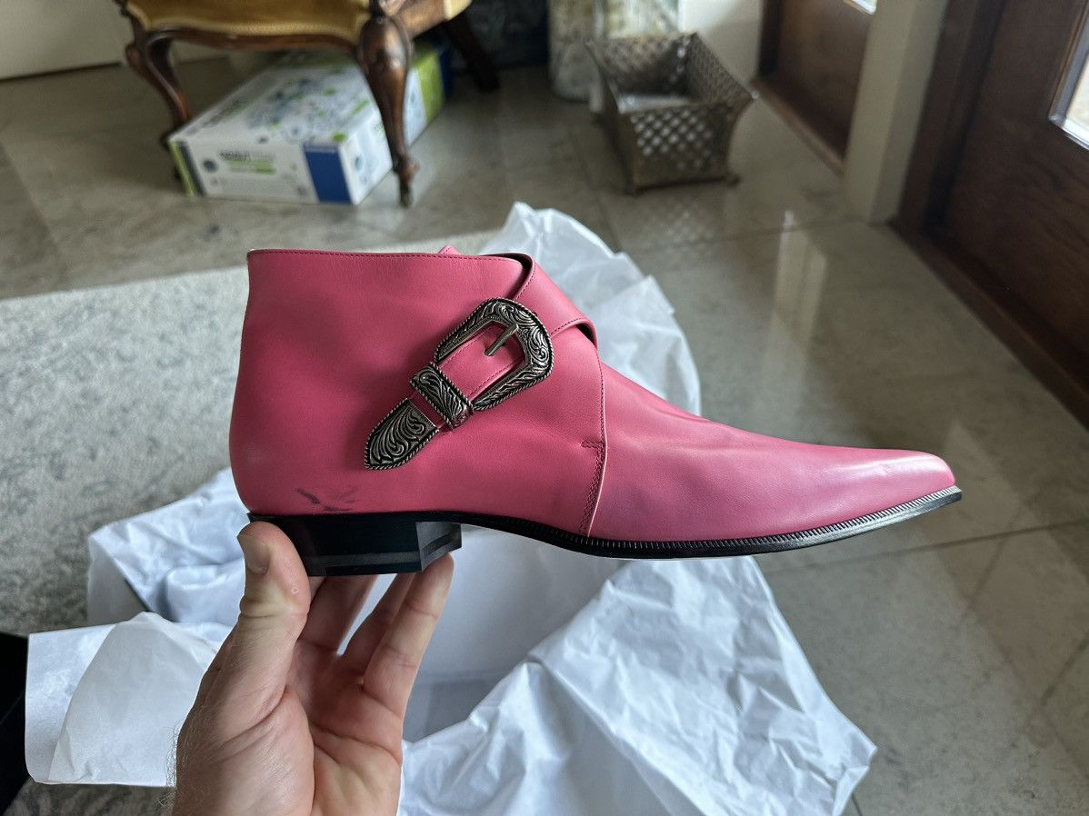 Saint Laurent Paris Grail SS14 Saint Laurent Duckies Pink double buckle Hedi Size US 8.5 / EU 41-42 - 12 Thumbnail