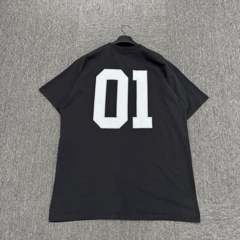 Balenciaga Balenciaga Embroidered printed short sleeves Size US M / EU 48-50 / 2 - 5 Thumbnail