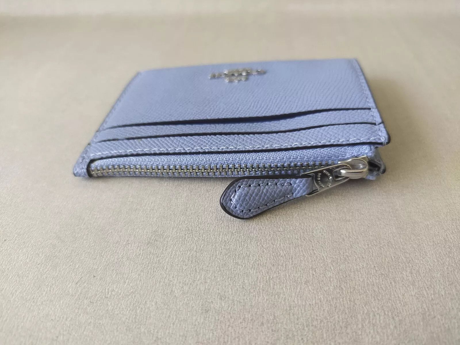 Coach Coach Mini Skinny ID zip CardCase cross grain leather T 9141 Size ONE SIZE - 9 Thumbnail
