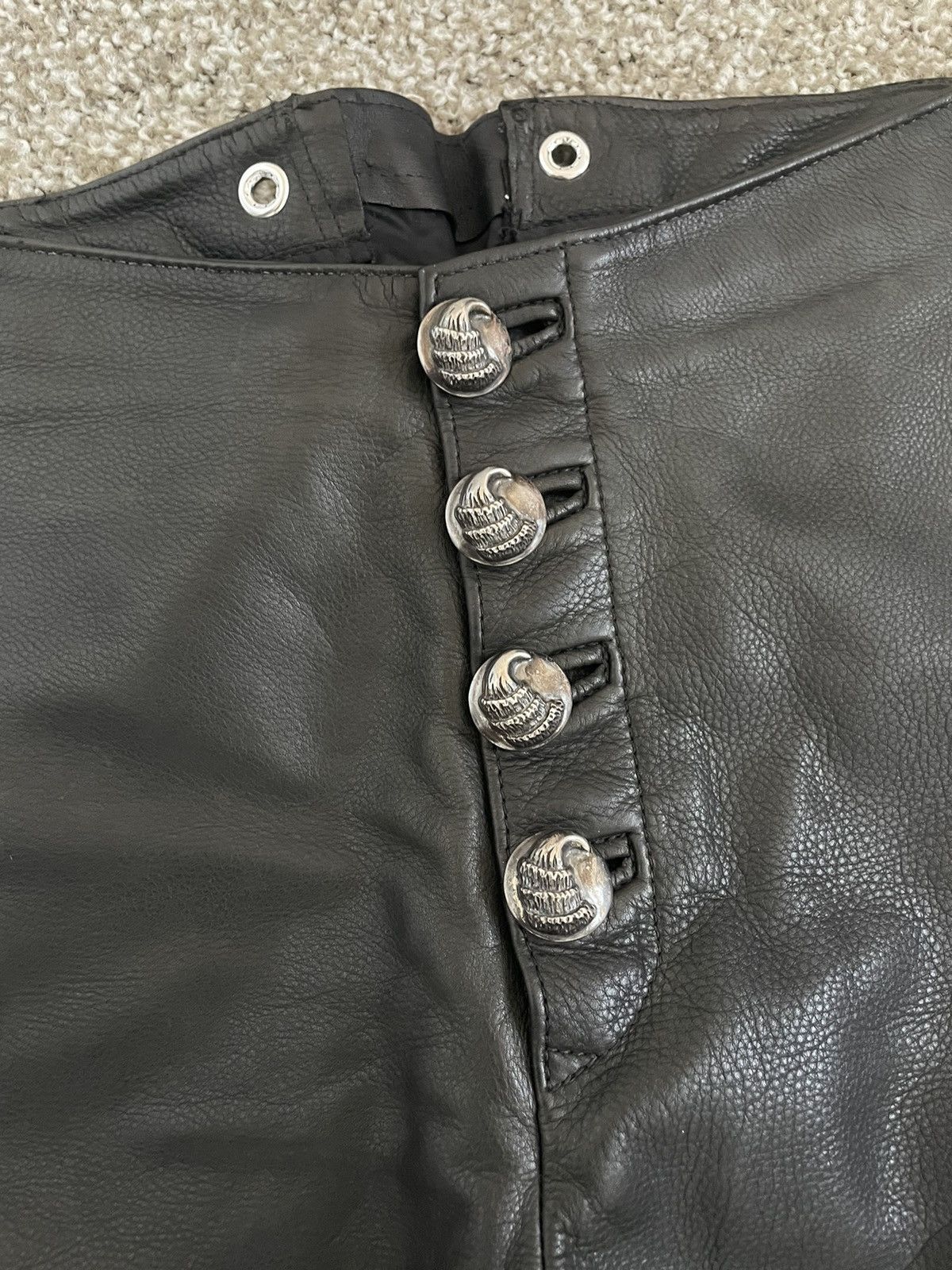 Chrome Hearts Chrome Hearts Leather Le Fleur Pants Size 24" / US 00 / IT 34 - 5 Thumbnail