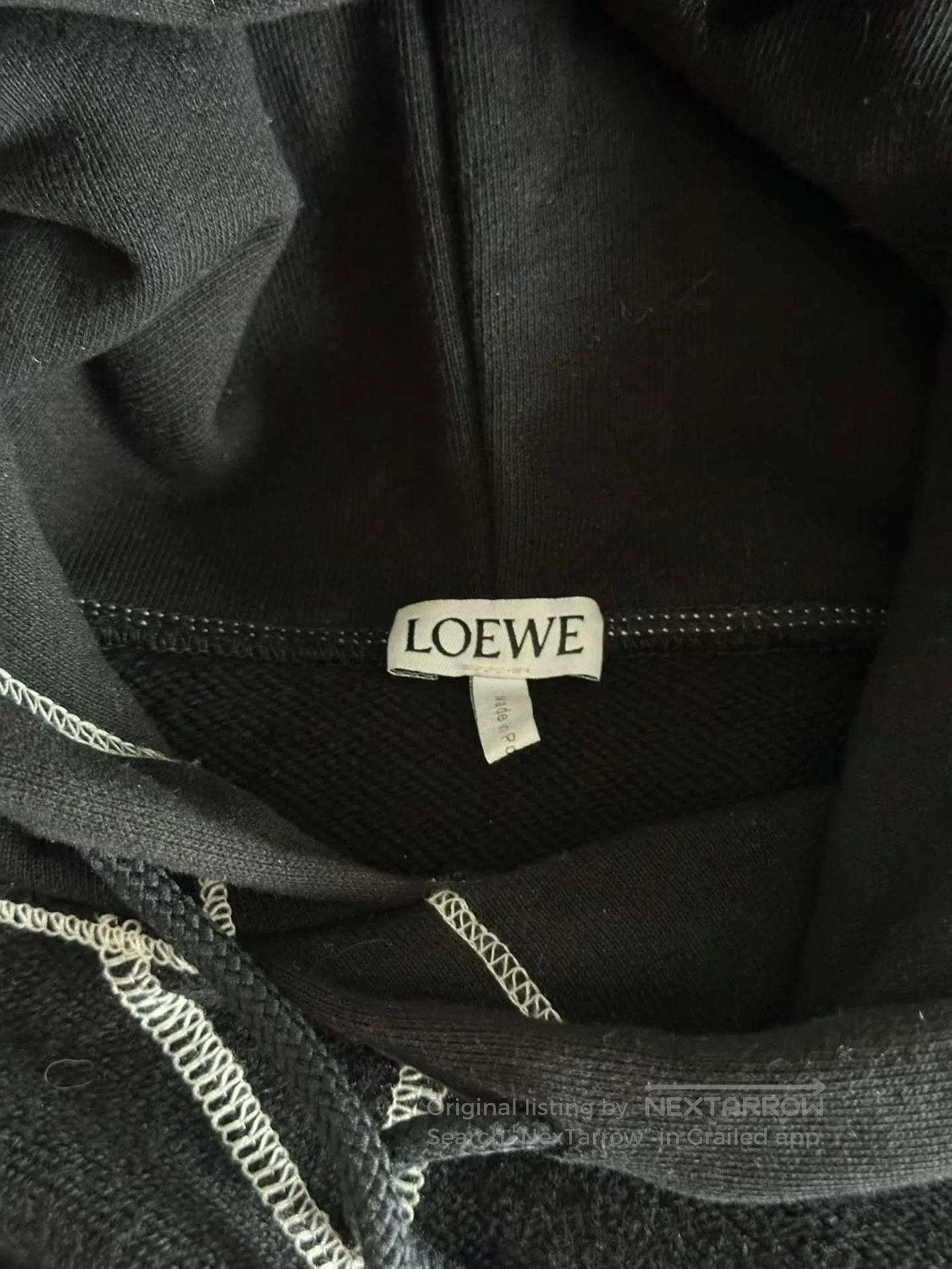 Loewe Loewe Contrast Stitch Hoodie| Size US L / EU 52-54 / 3 - 3 Thumbnail
