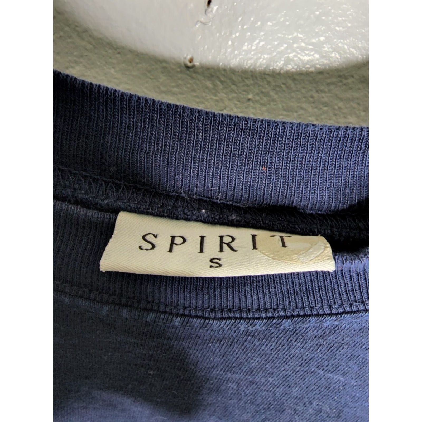 ESPIRIT Vintage Spirit South Carolina Oversize Long Sleeve Crew Neck Shirt Women's Small Blue Casual Size S / US 4 / IT 40 - 4 Thumbnail