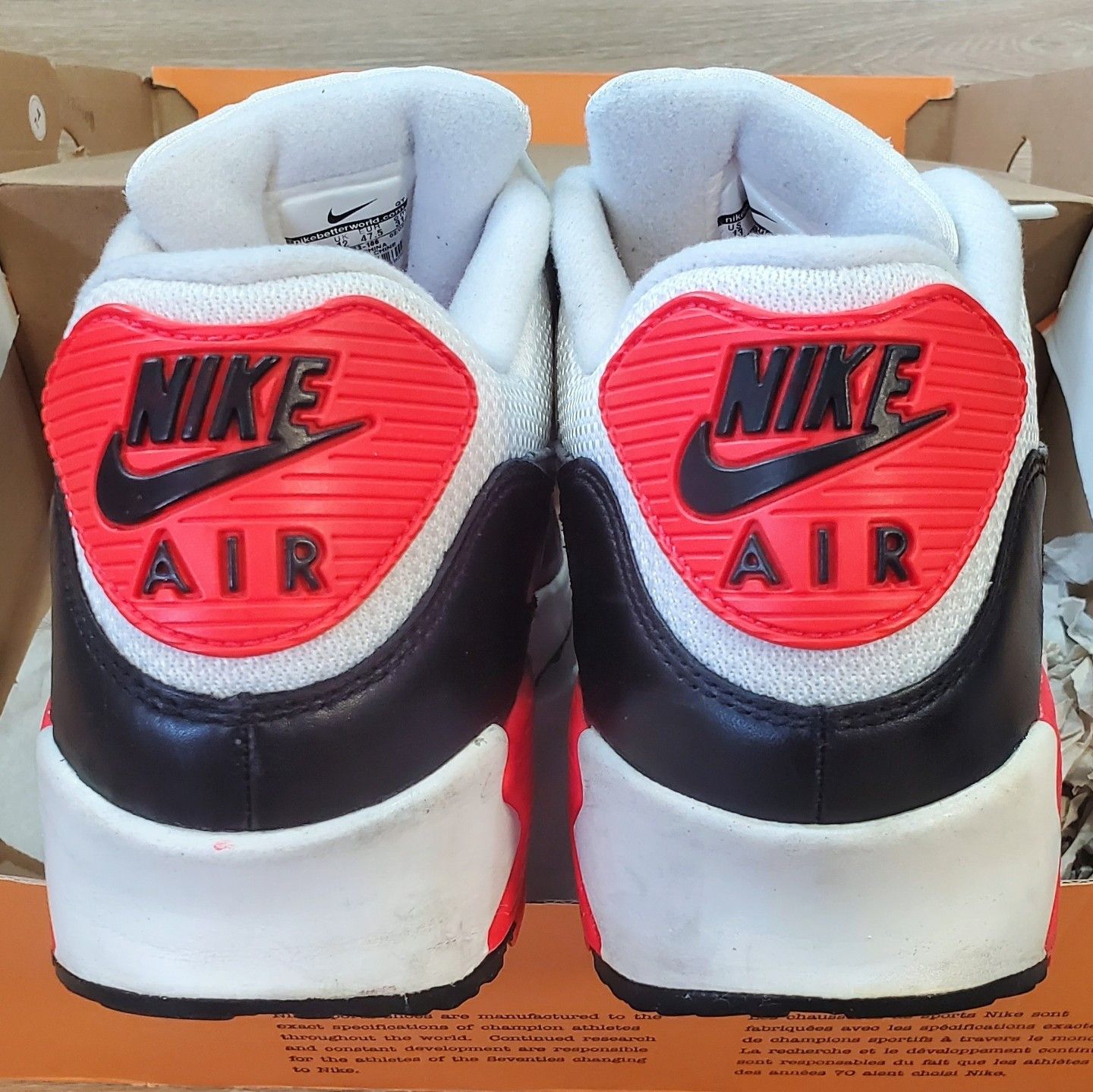 Nike Nike Air Max 90 OG Infrared 2015 Size 13 725233-106 EUC Size US 13 / EU 46 - 8 Thumbnail