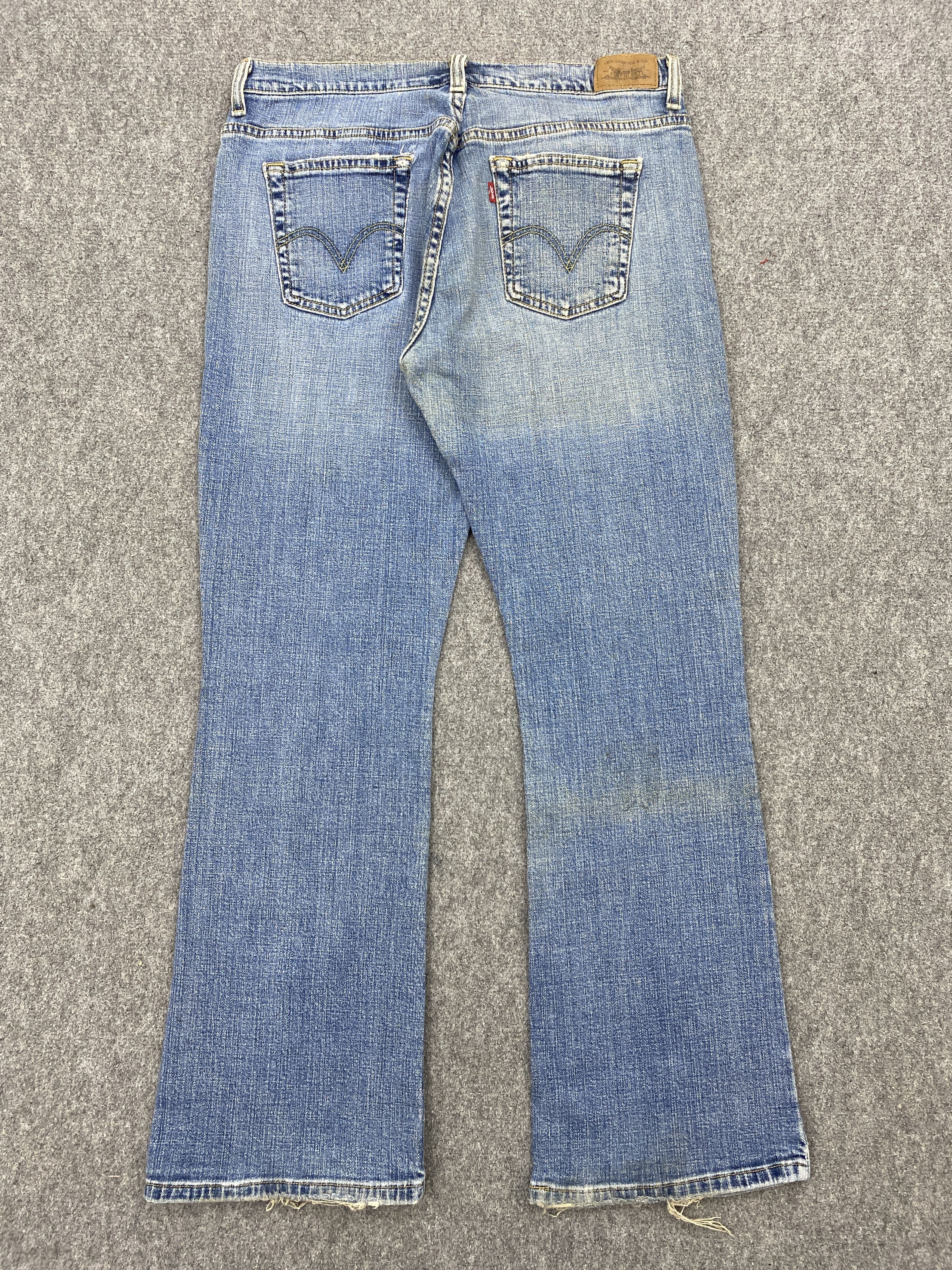Levi's Vintage Levis 515 Flared Bootcut Faded Blue Jeans S0032 Size 32" / US 10 / IT 46 - 3 Thumbnail