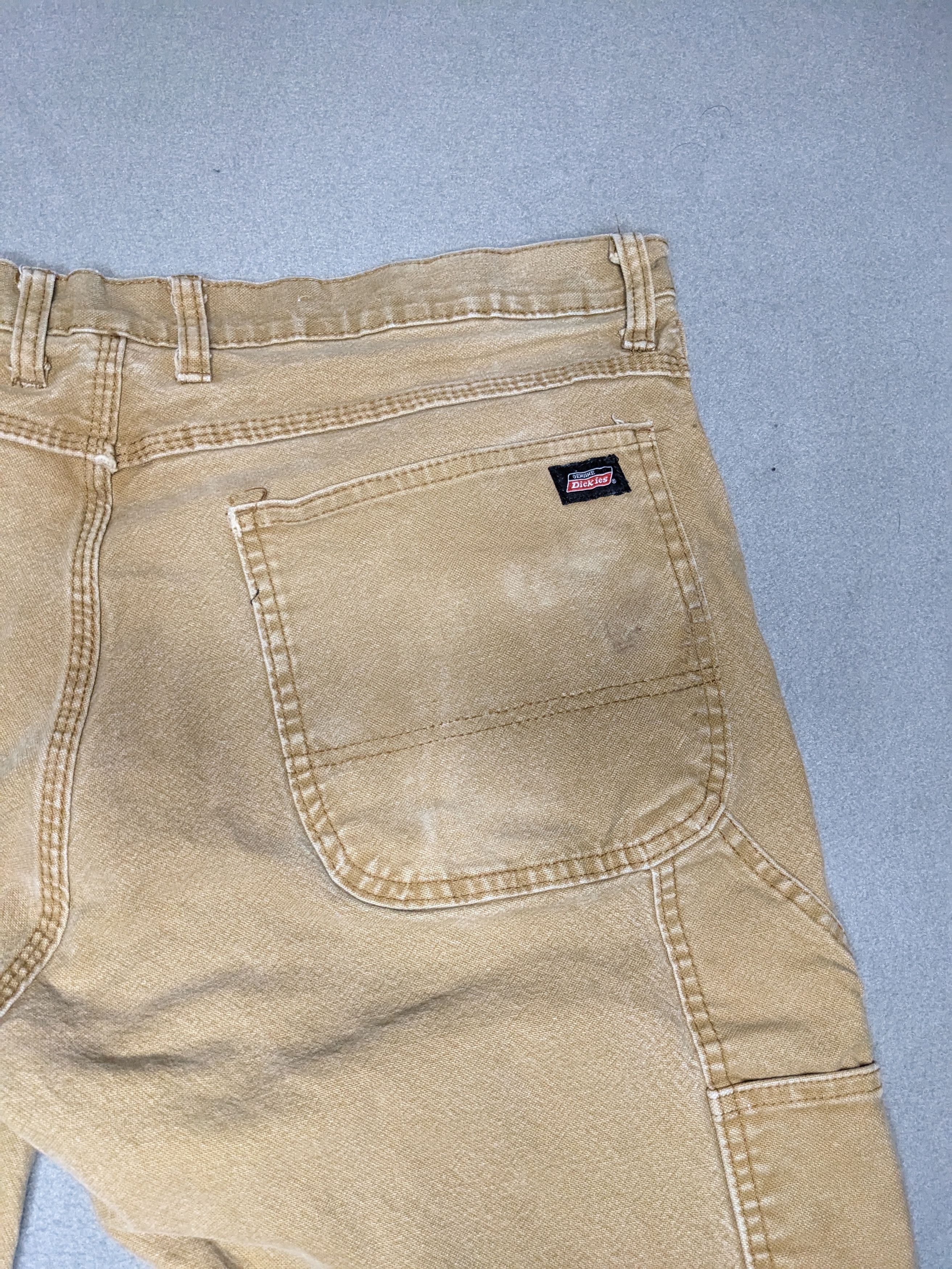 Dickies Dickies Carpenter Pants 38x30 Canvas Beige Distressed Faded Size US 38 / EU 54 - 6 Thumbnail