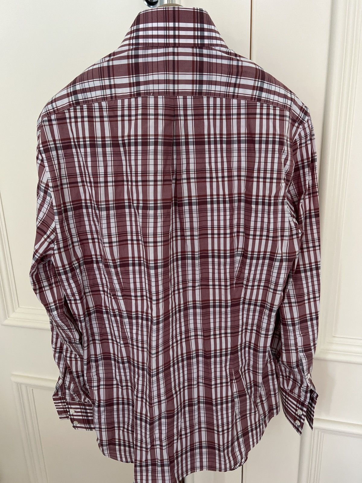 Brunello Cucinelli Slim Fit Plaid Shirt Size US S / EU 44-46 / 1 - 3 Thumbnail