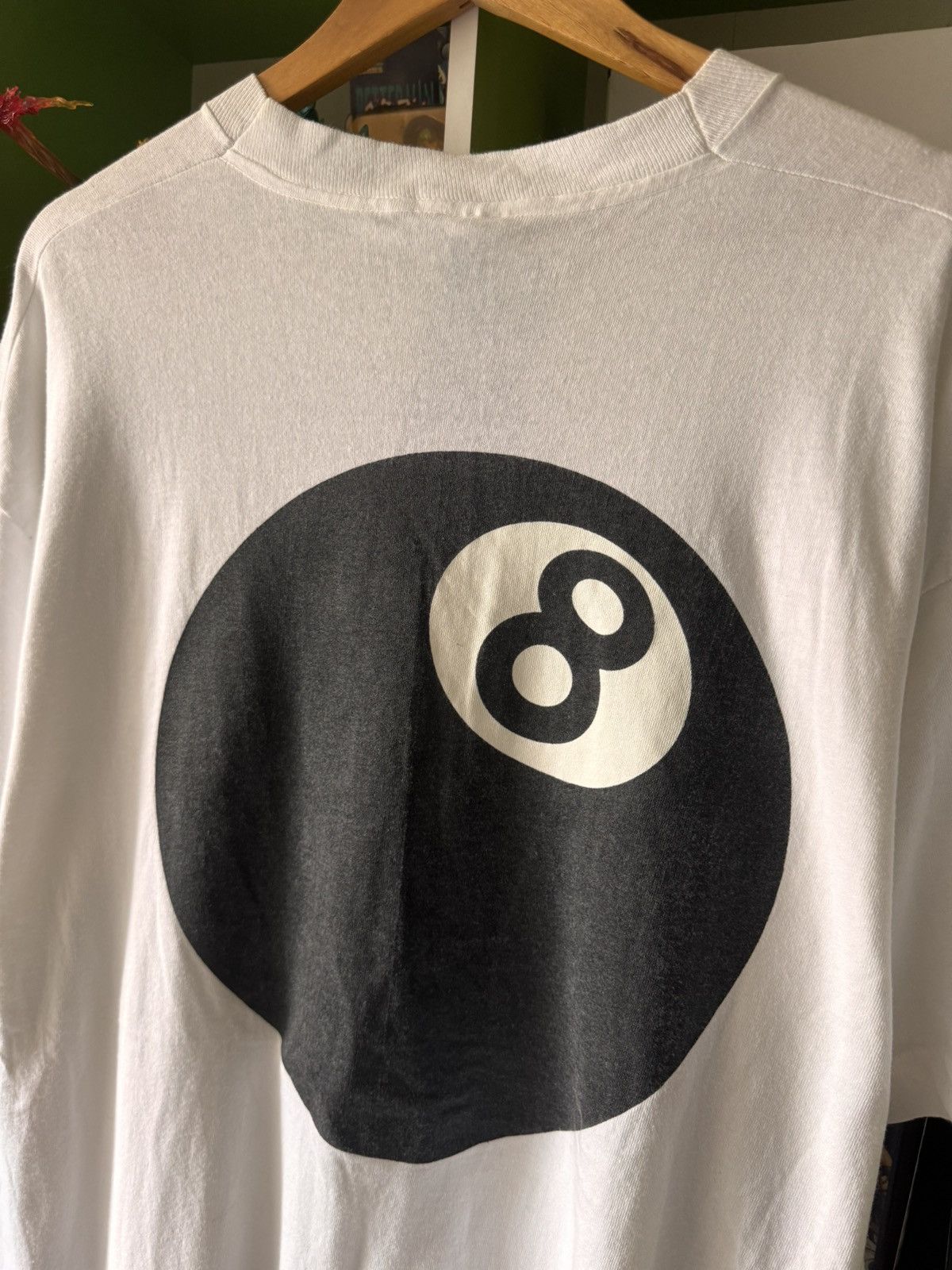 Fruit Of The Loom × Vintage VINTAGE early 90s EIGHT BALL BACKHIT🔥 Size US XL / EU 56 / 4 - 7 Thumbnail