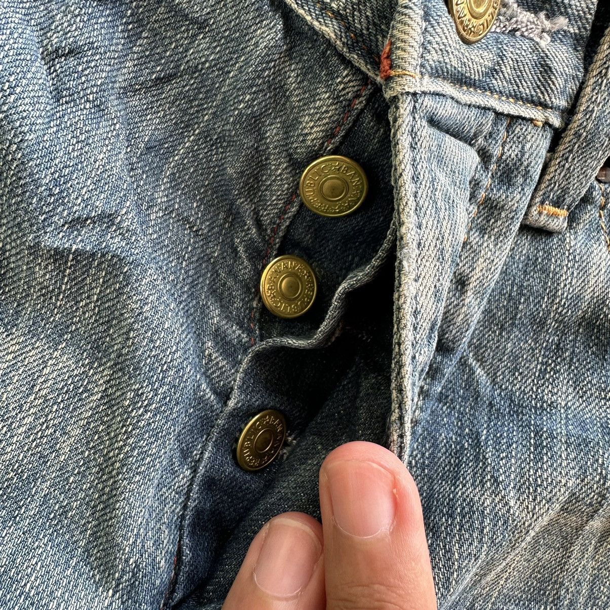 Japanese Brand W32 Vintage Banana Republic Redline Faded Denim Jean Pant Size US 32 / EU 48 - 6 Thumbnail