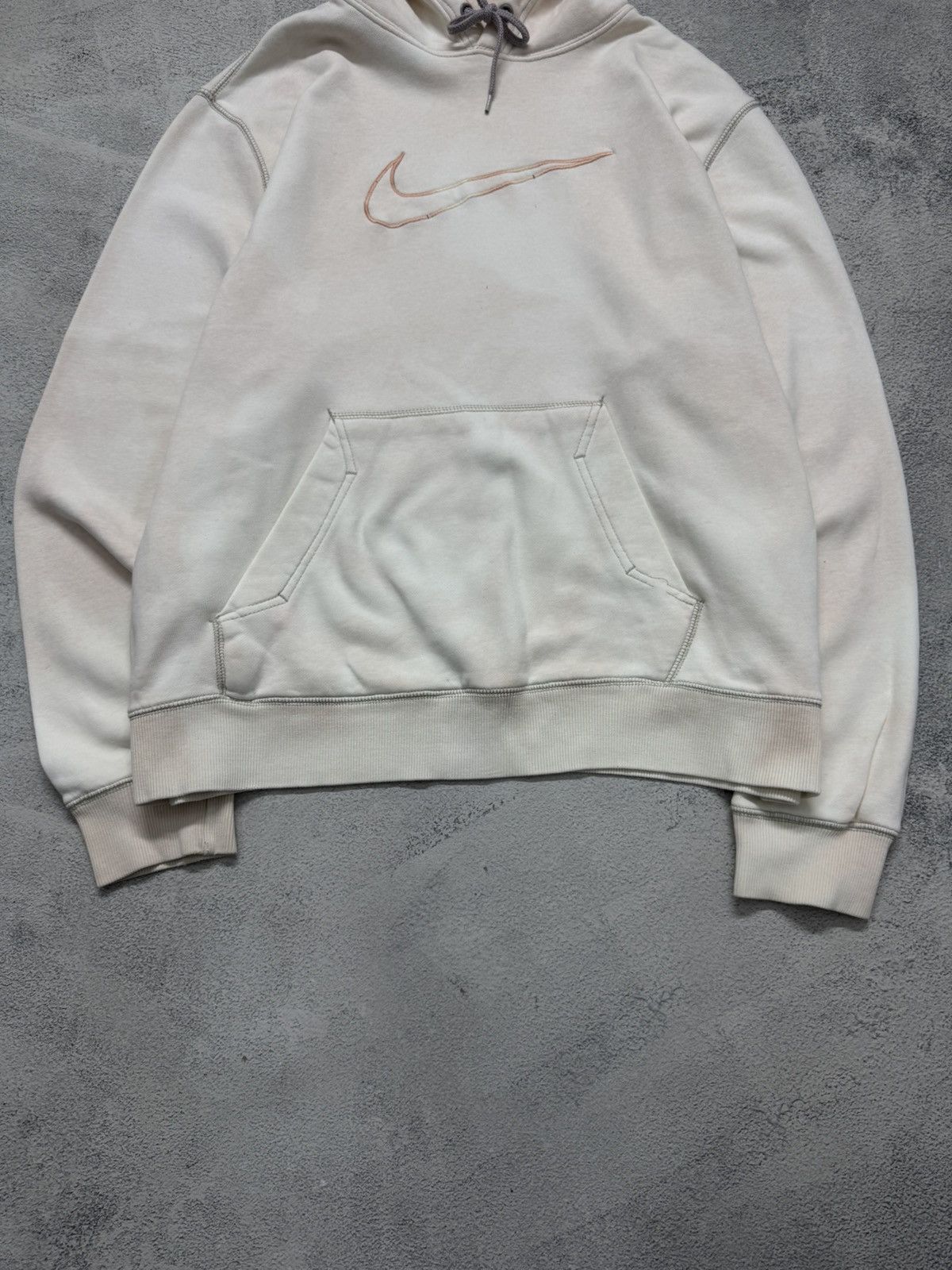 Nike Vintage Y2K Nike Big Swoosh Hoodie 00’s Size XL / US 12-14 / IT 48-50 - 7 Thumbnail