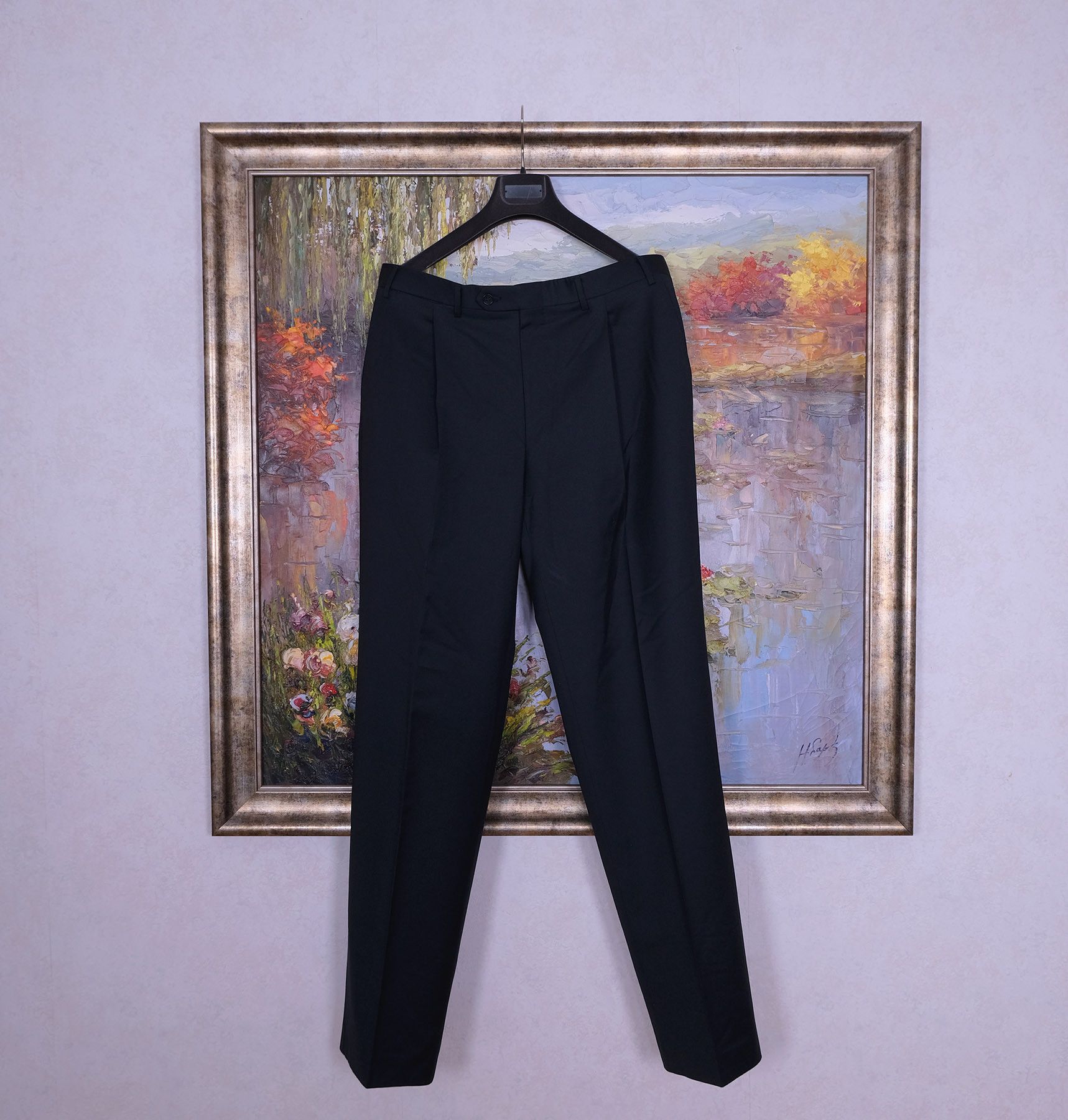 Canali Canali, dark blue suit, size 42, super 140 Size 42R - 6 Thumbnail