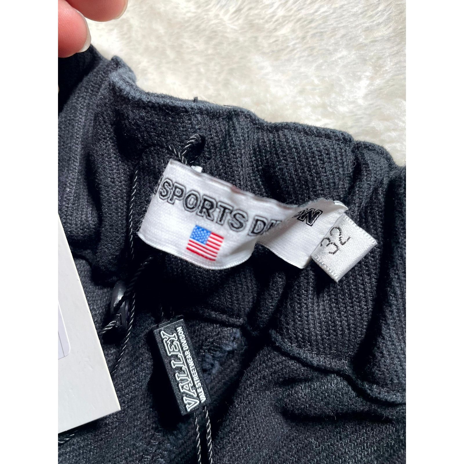 Vale Vale Sun Logo Cargo Black Pants Size US 32 / EU 48 - 3 Thumbnail