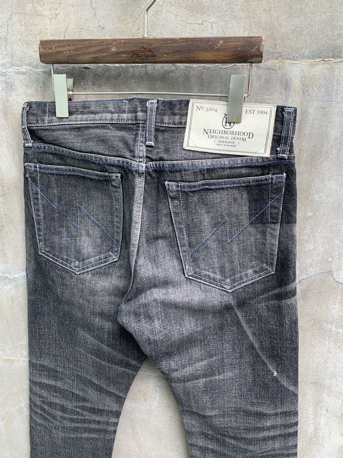 Neighborhood Deep Narrow Selvedge Jeans Size US 32 / EU 48 - 6 Thumbnail