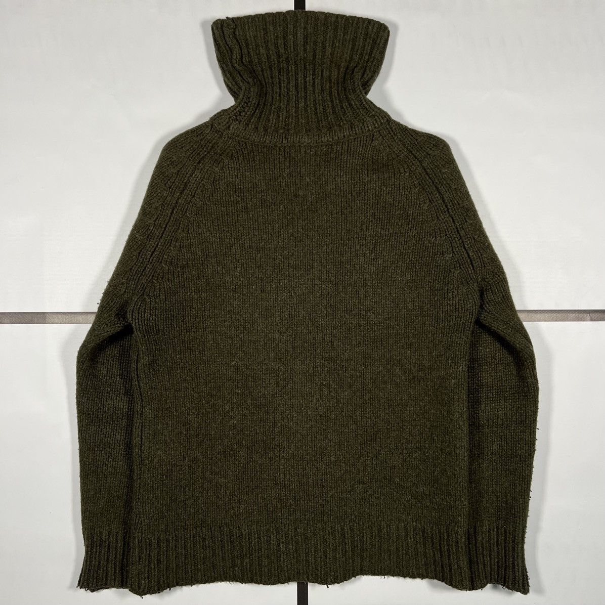 Final Home |[ 2000’s Final Home Wool Turtleneck With Glue/Silicone ]| Size US S / EU 44-46 / 1 - 6 Thumbnail