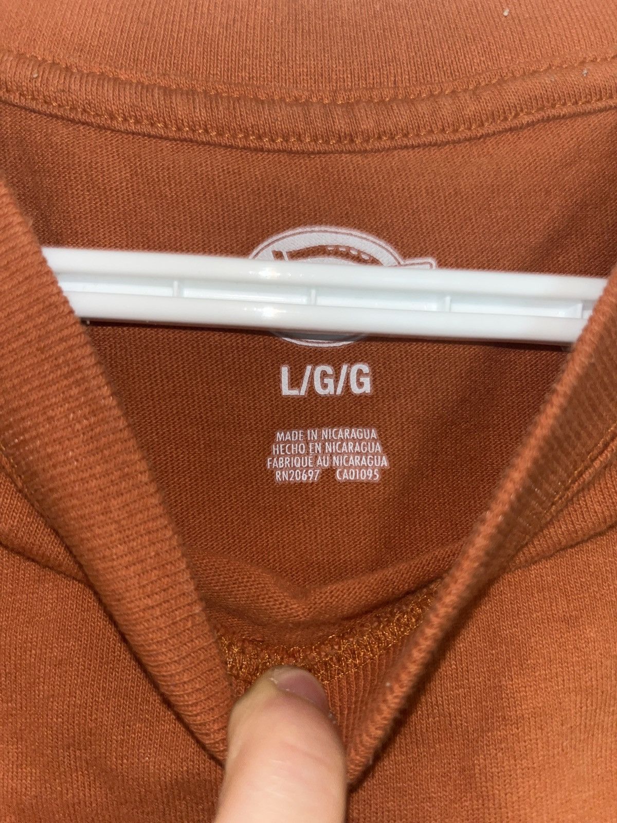 Dickies Dickies Orange Mens Large T-shirt gently worn Size US L / EU 52-54 / 3 - 2 Thumbnail