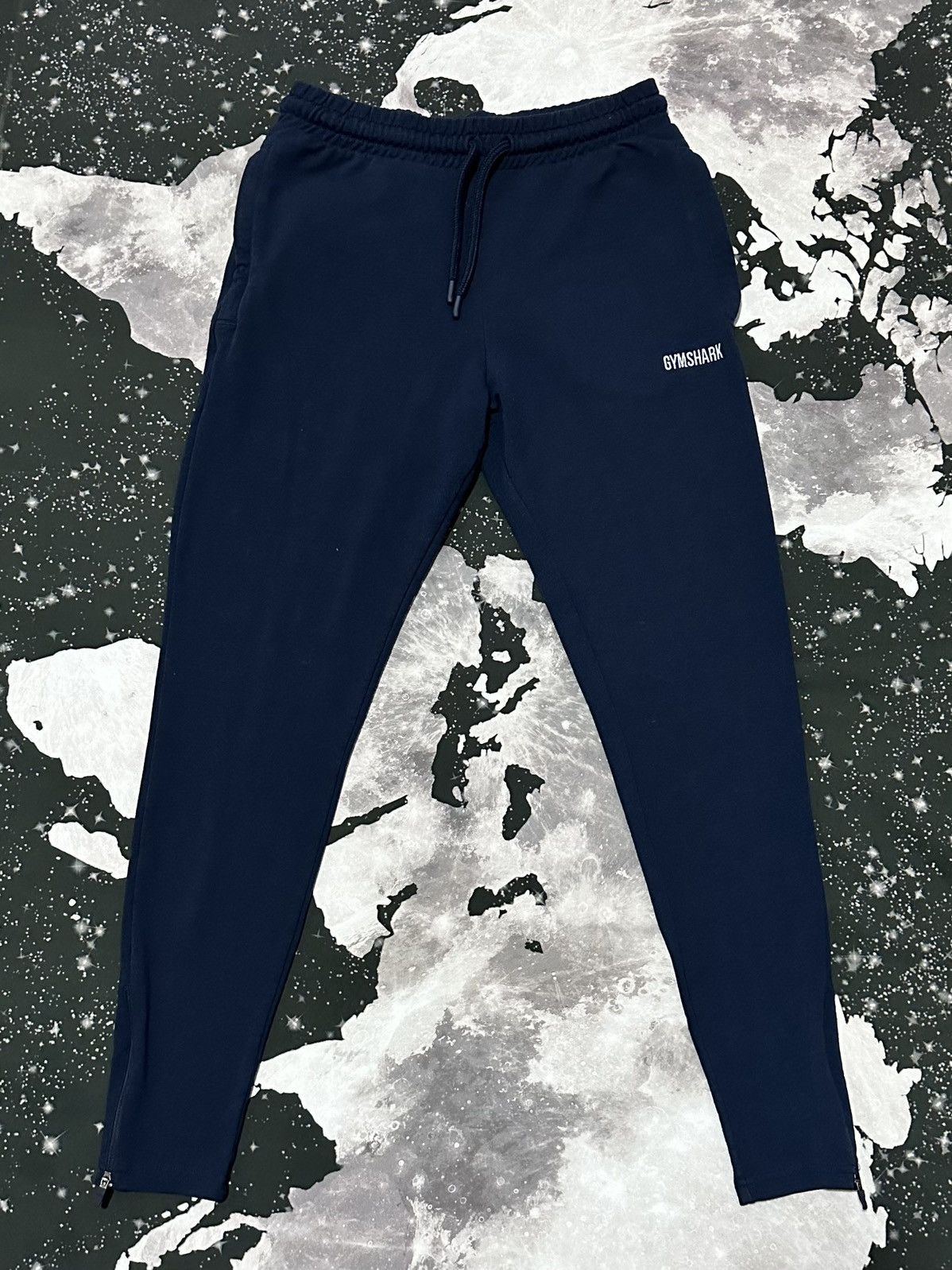 Gymshark Gymshark Tapered Zipper Sweatpants Joggers Size 27" / US 4 / IT 40 - 1 Thumbnail