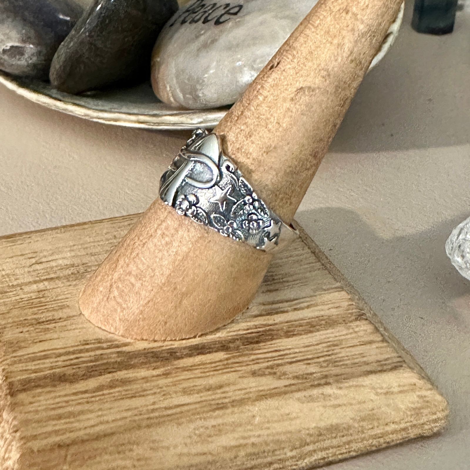 The Unbranded Brand Mushroom Sterling Silver Ring Size ONE SIZE - 5 Thumbnail
