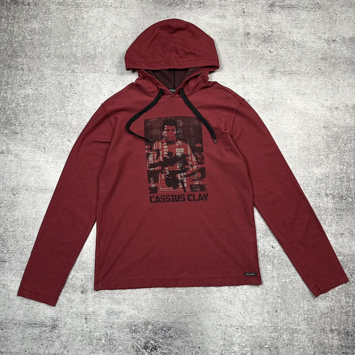 Dolce & Gabbana Dolce & Gabbana Rare Muhammad Ali Oversized Hoodie Size 48 Size US M / EU 48-50 / 2 - 1 Thumbnail