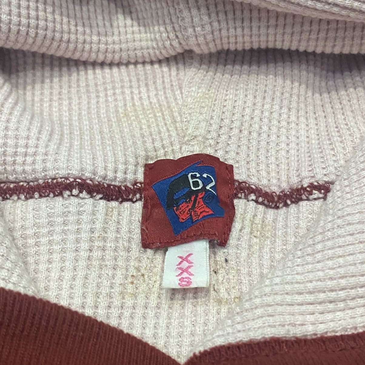 Bape Bape Cafe Red Thermal OG Hoodie Size XXS / US 00 / IT 34 - 3 Thumbnail
