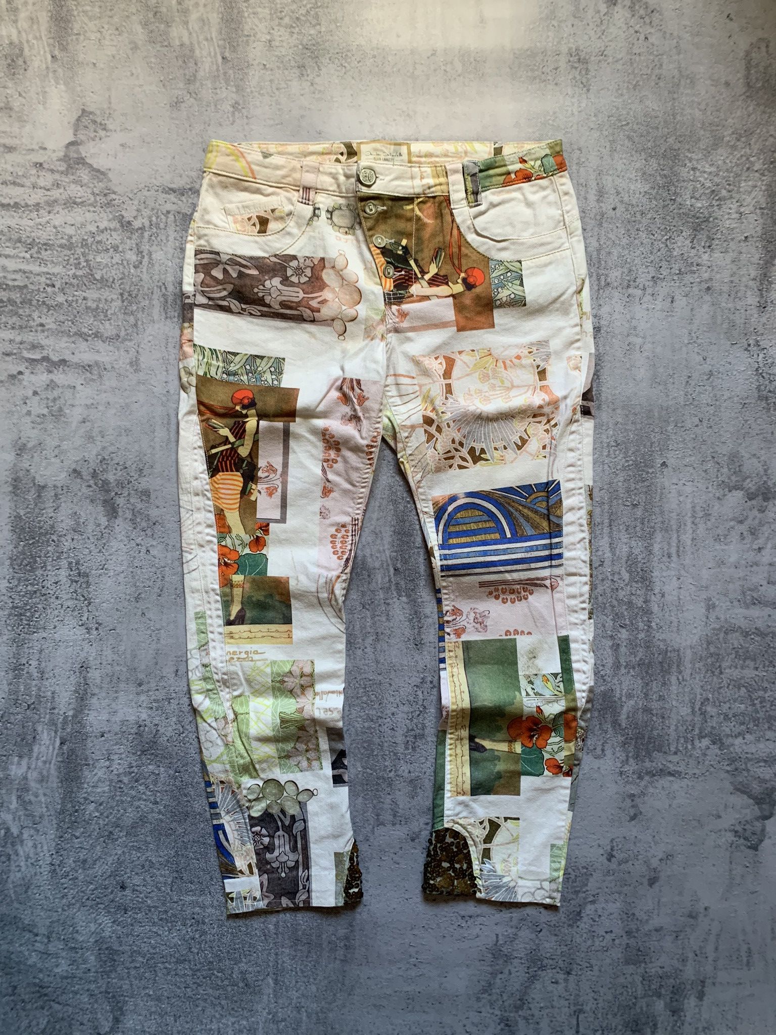Elisa Cavaletti Elisa Cavaletti Overprinted Pants Womens 32 Size 32" / US 10 / IT 46 - 1 Thumbnail
