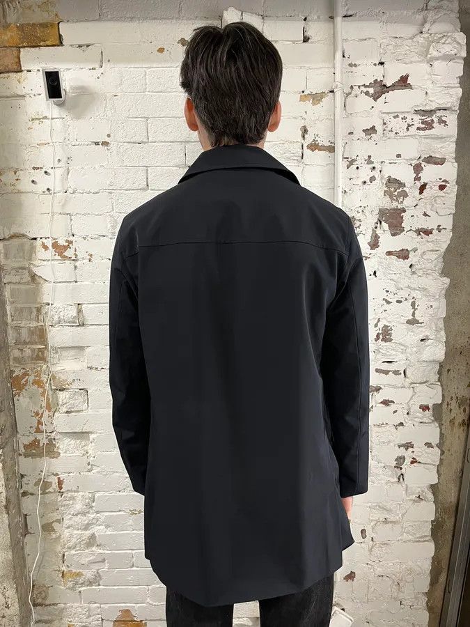 Prada 2000s Prada Navy Long Classy Jacket Size US L / EU 52-54 / 3 - 3 Thumbnail