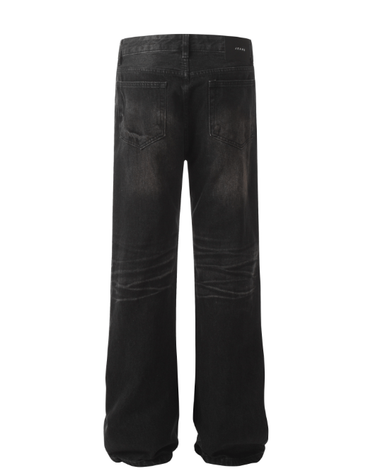 Japanese Brand × Jean American retro trend street washed distressed jeans Size US 32 / EU 48 - 3 Thumbnail