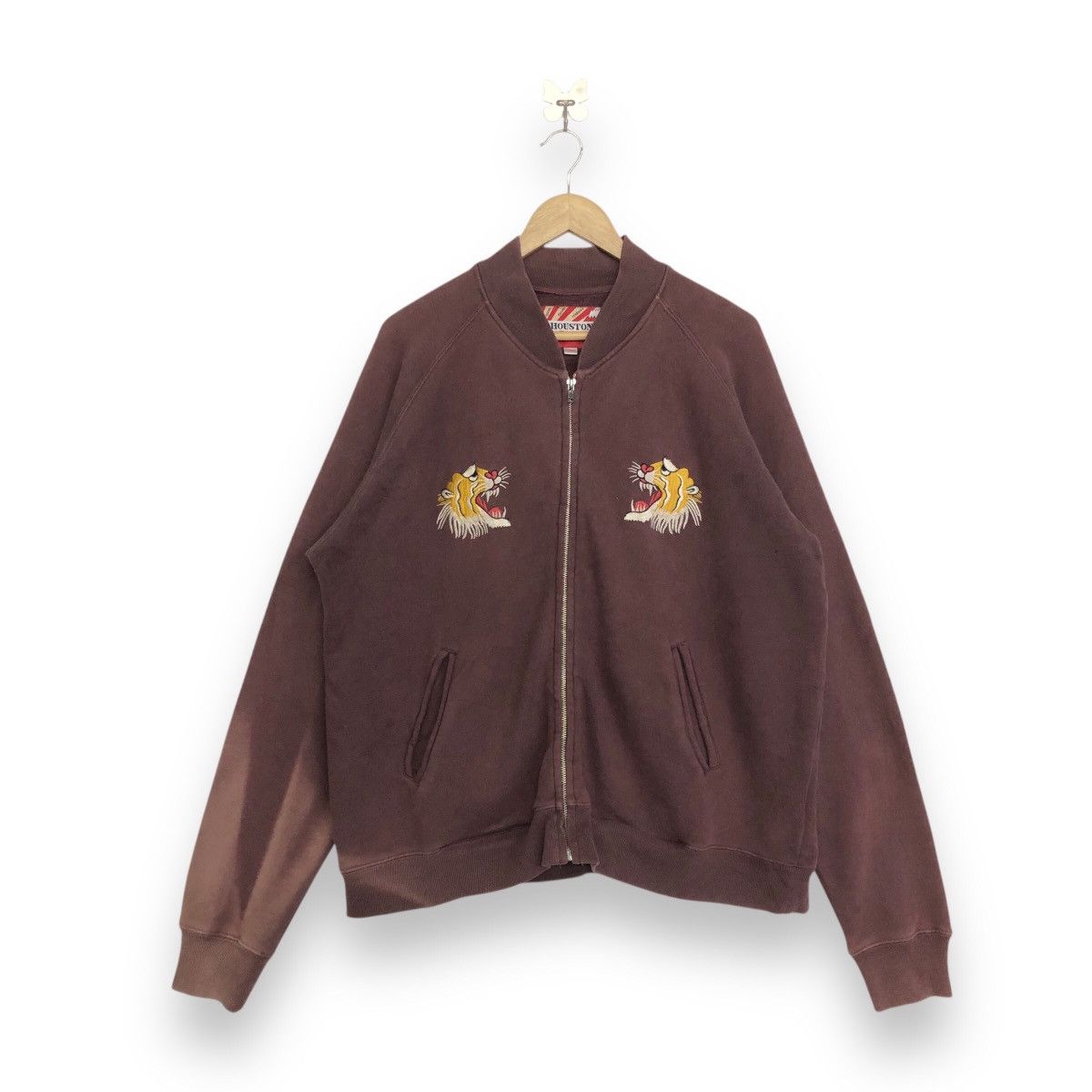 Edition Japan HOUSTON VTG JAPAN SUKAJAN SOVENIR EMBRIODERY SWEATER JACKET Size US L / EU 52-54 / 3 - 2 Thumbnail