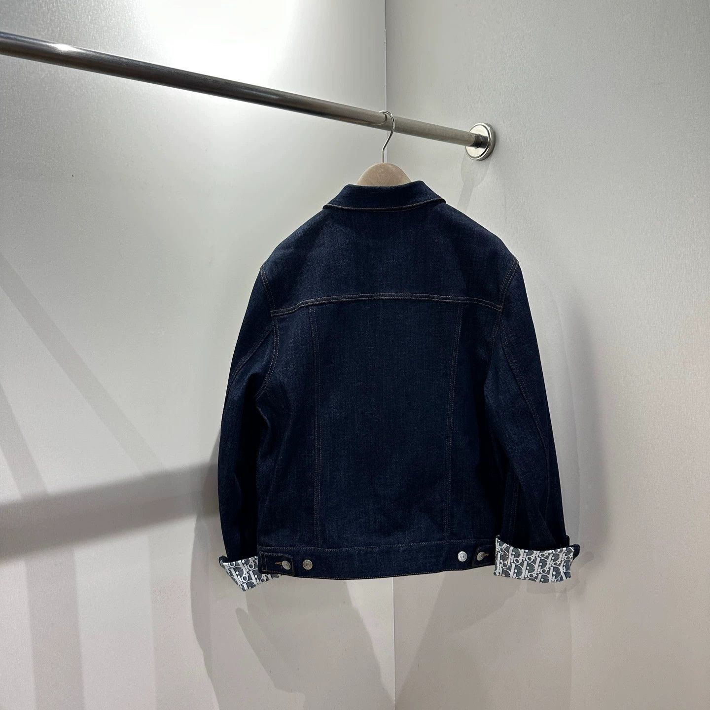 Dior Dior apr774 inner all-over monogram denim jacket 48 Size XL / US 12-14 / IT 48-50 - 2 Thumbnail