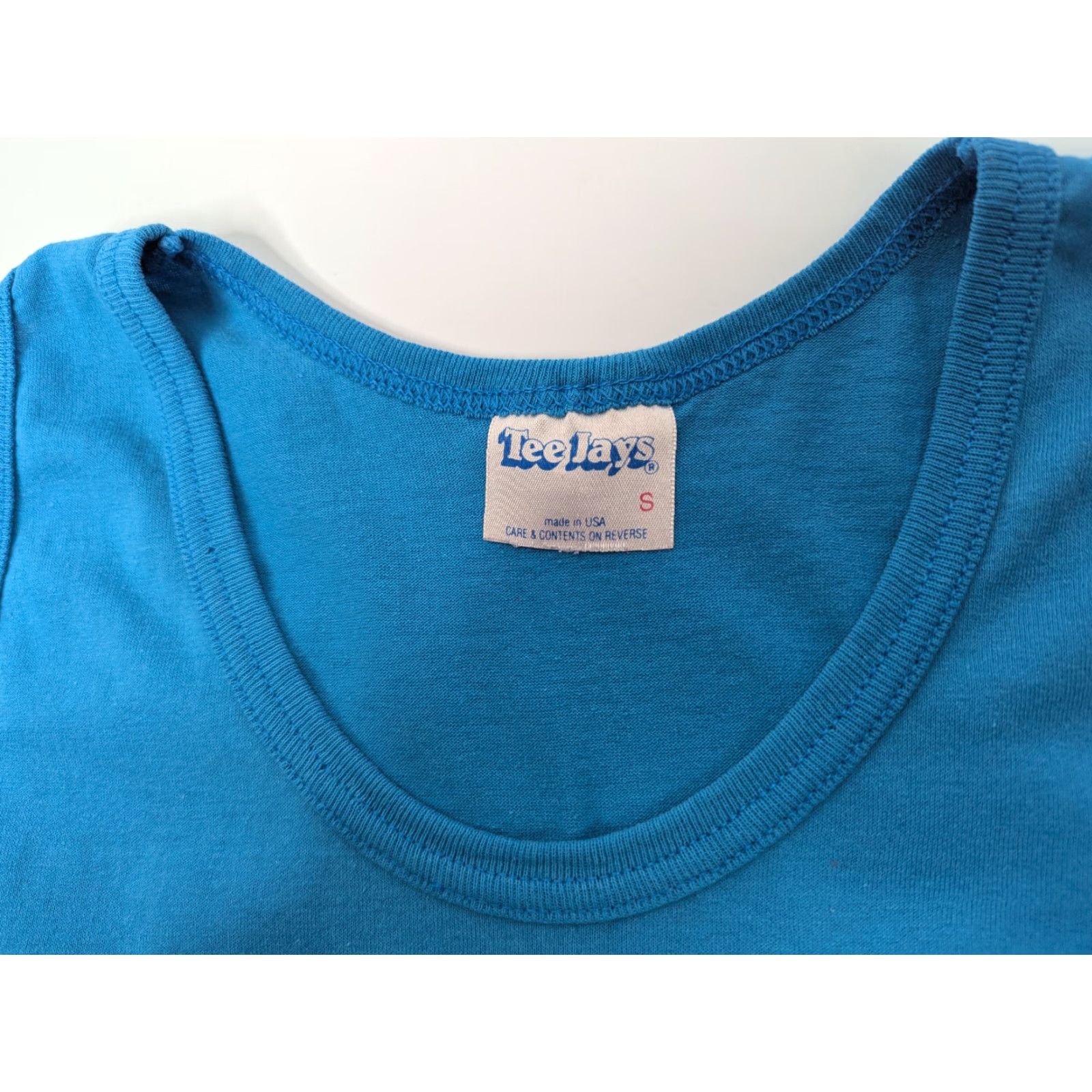 TEE JAYS VTG Myrtle Beach Tank Top Shirt Blue Jay Bird Graphic Small TeeJays USA Made 90s Size US S / EU 44-46 / 1 - 6 Thumbnail
