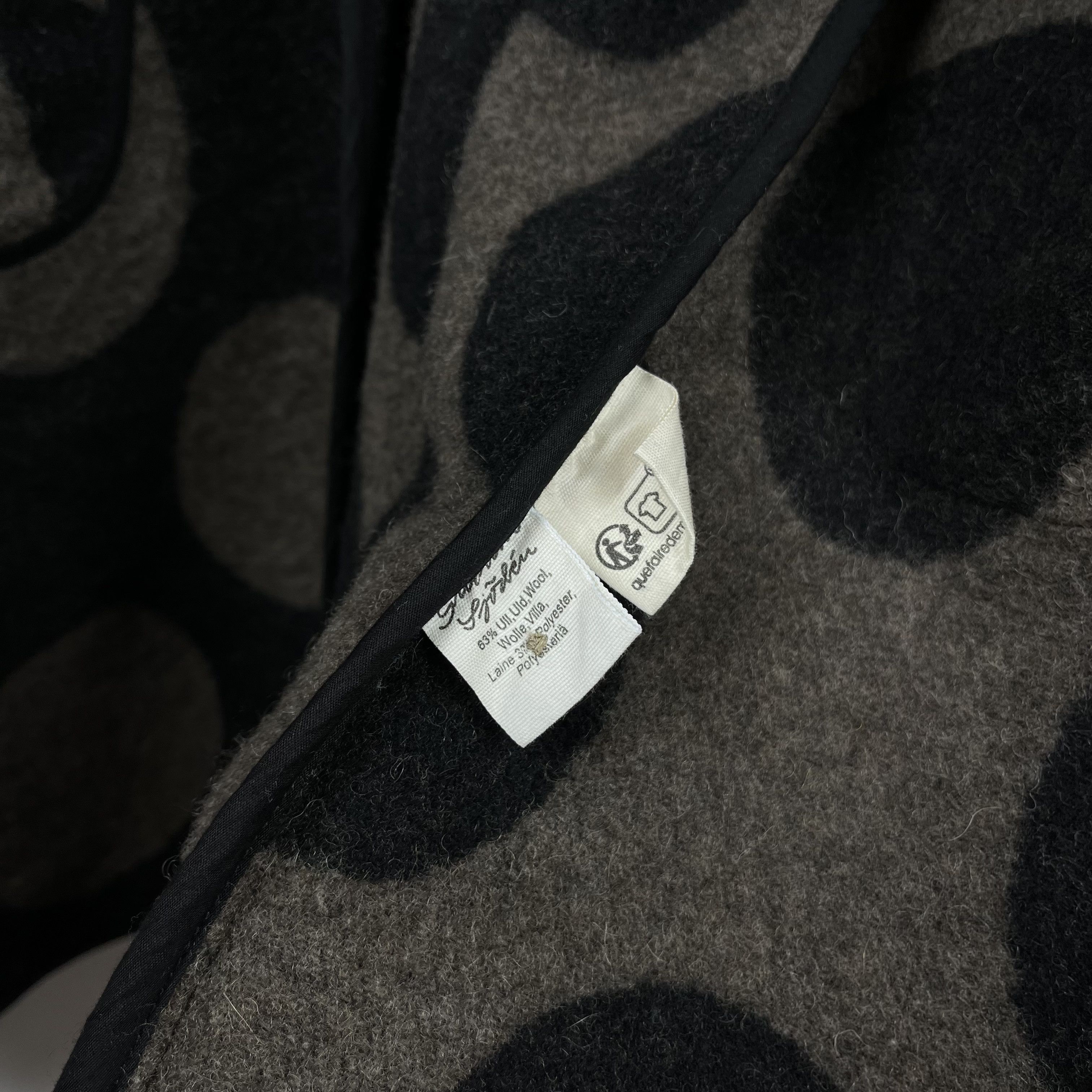 Gudrun Sjoden Ladies Gudrun Sjoden Polka Dot Wool Coat Size L / US 10 / IT 46 - 15 Thumbnail