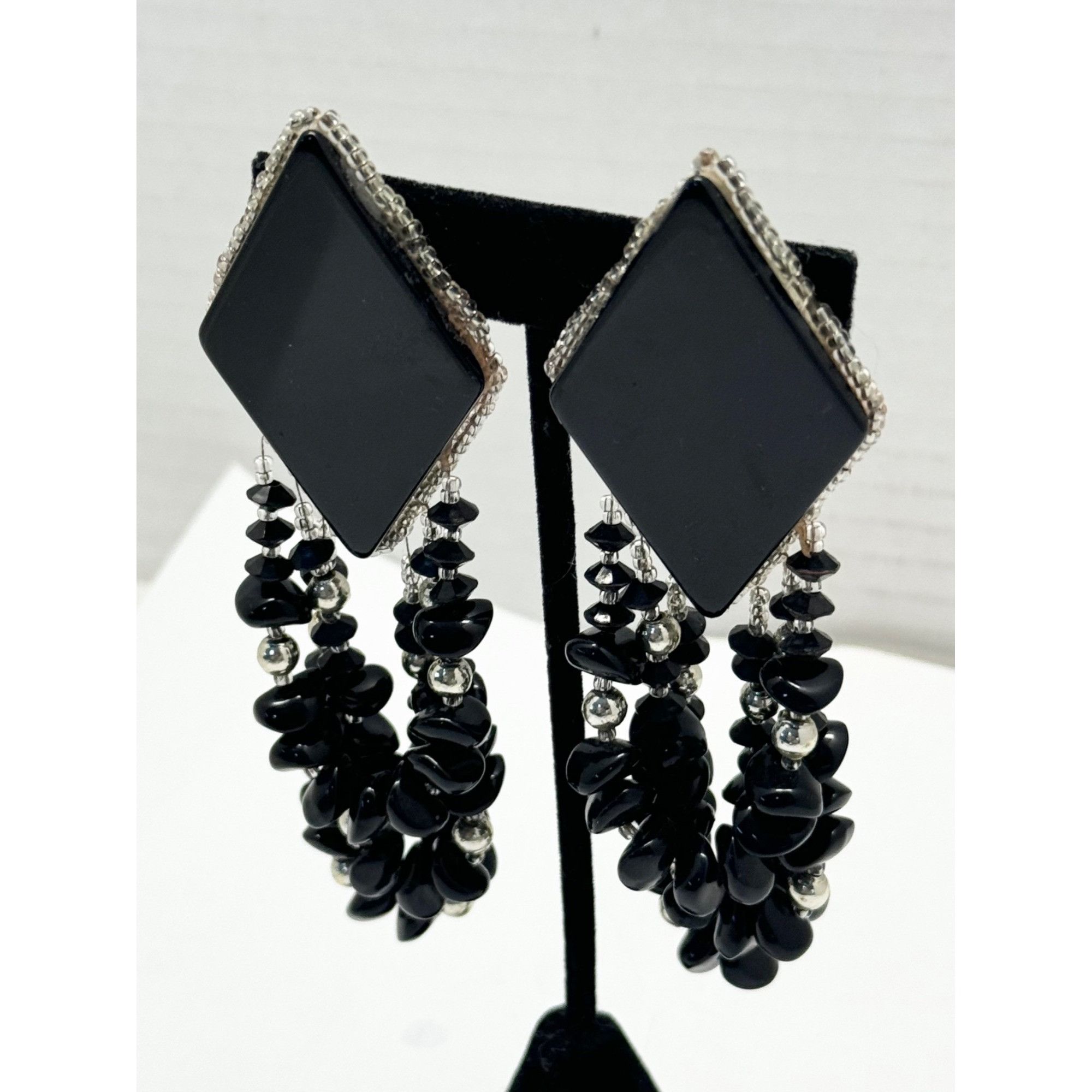 Vintage Vintage beaded tassel earrings Size ONE SIZE - 4 Thumbnail