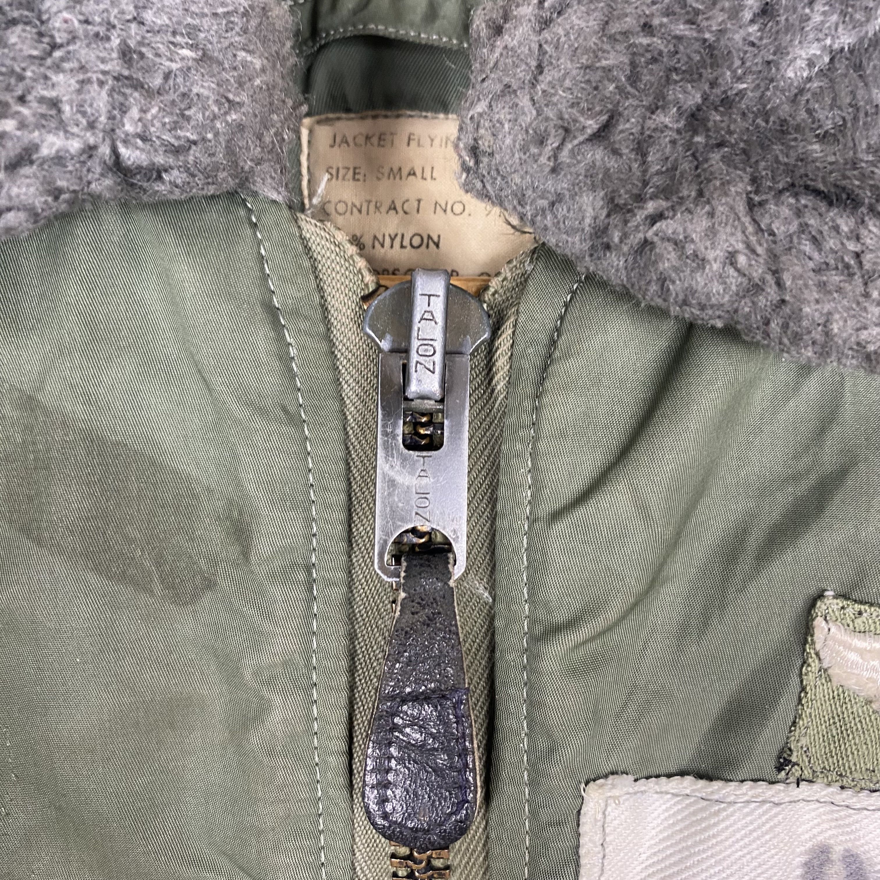 Vintage 💥50s B17-B USAF MILITARY FLIGHT RIOT BOMBER JACKET Size S / US 4 / IT 40 - 10 Thumbnail