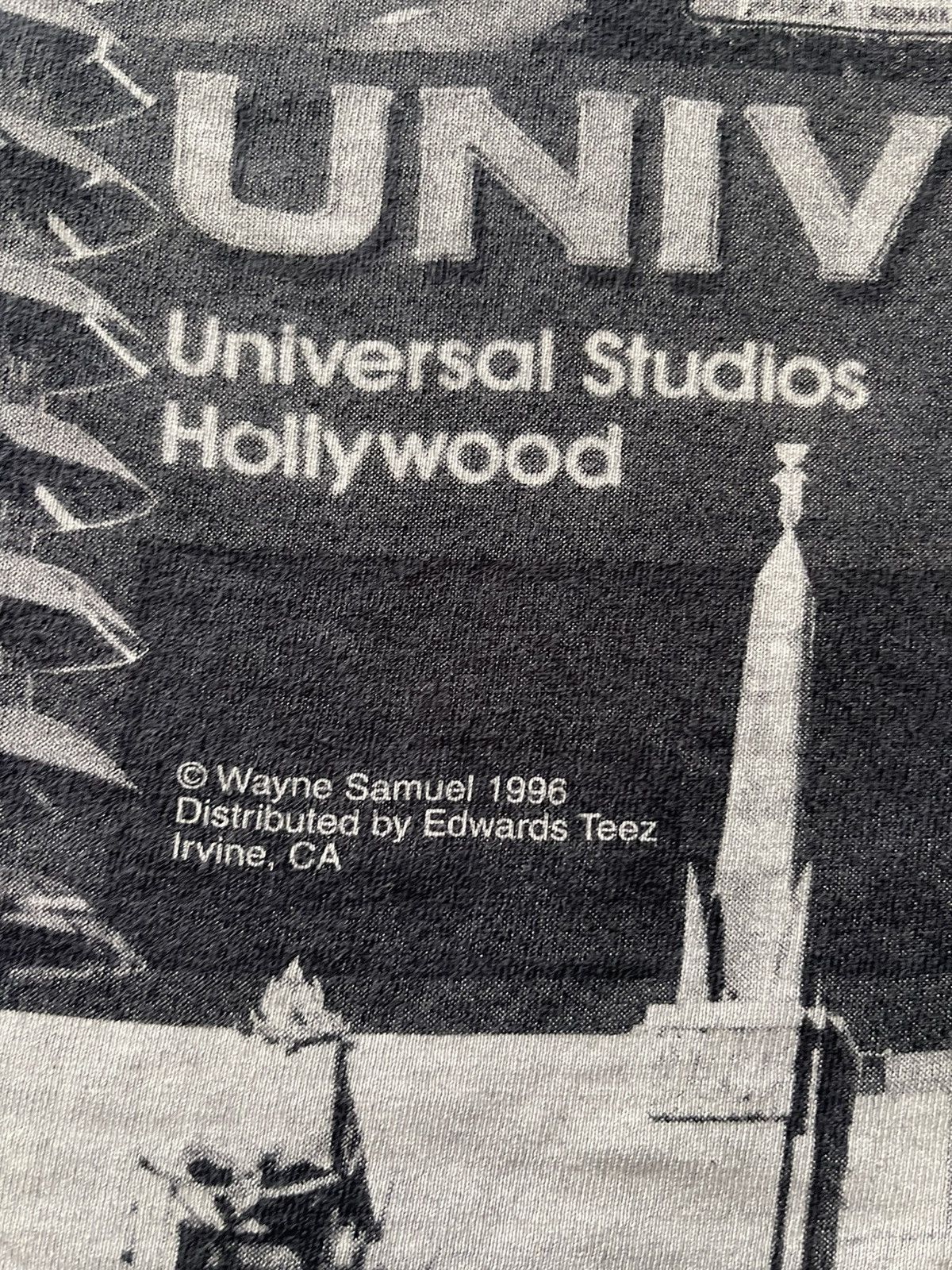 Vintage VINTAGE 90S HOLLYWOOD WAYNE SAMUEL FULL PRINT VERY RARE Size US L / EU 52-54 / 3 - 4 Thumbnail