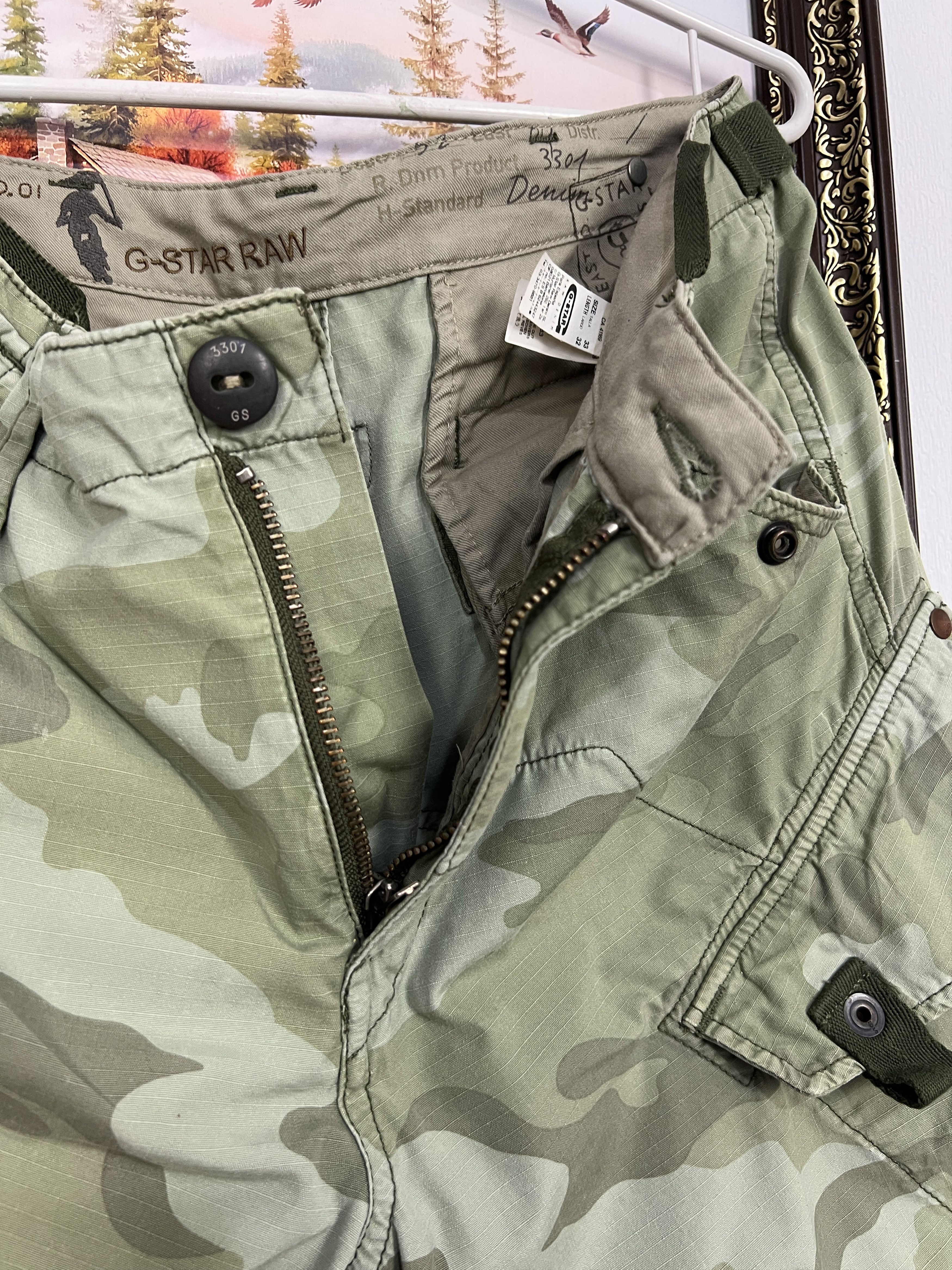 G-Star Military Army Multipocket Cargo Pants Rare Hype Y2K Sz M Size US 32 / EU 48 - 5 Thumbnail