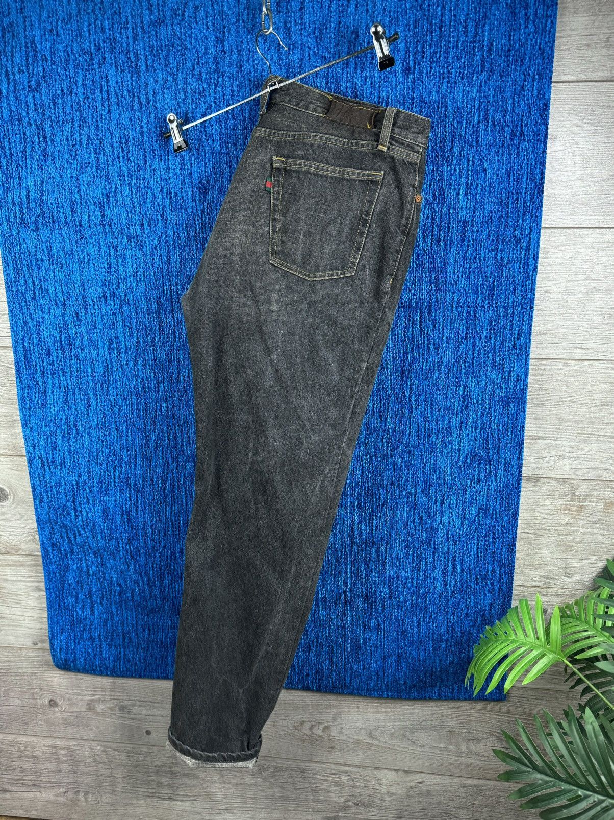 Designer GUCCI RARE VINTAGE JEANS 90S MADE IN ITALY 🇮🇹 Size US 34 / EU 50 - 5 Thumbnail