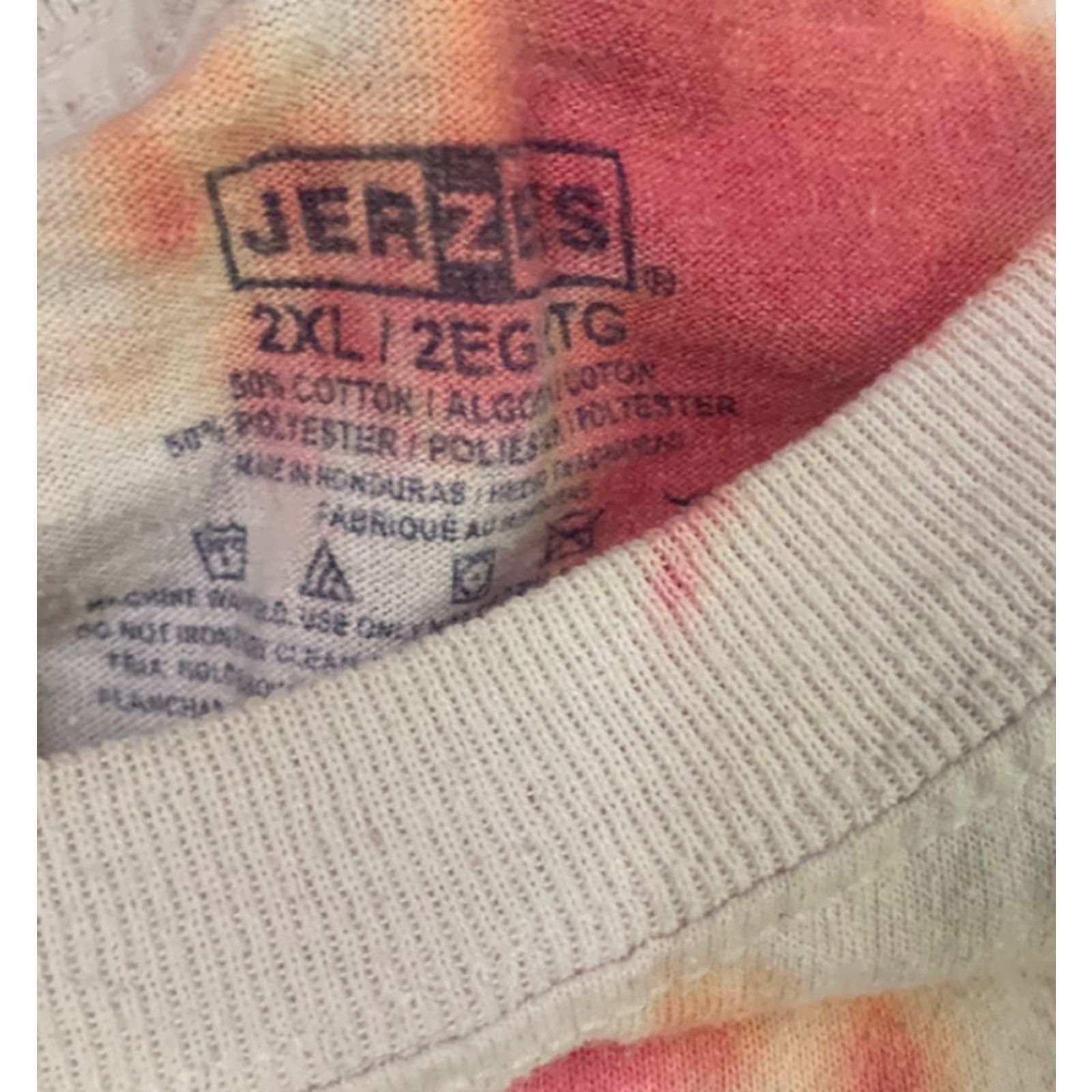 Jerzees Mickey Mouse Mens Tie Dye T Shirt 2XL Extra Large Size US XXL / EU 58 / 5 - 4 Thumbnail