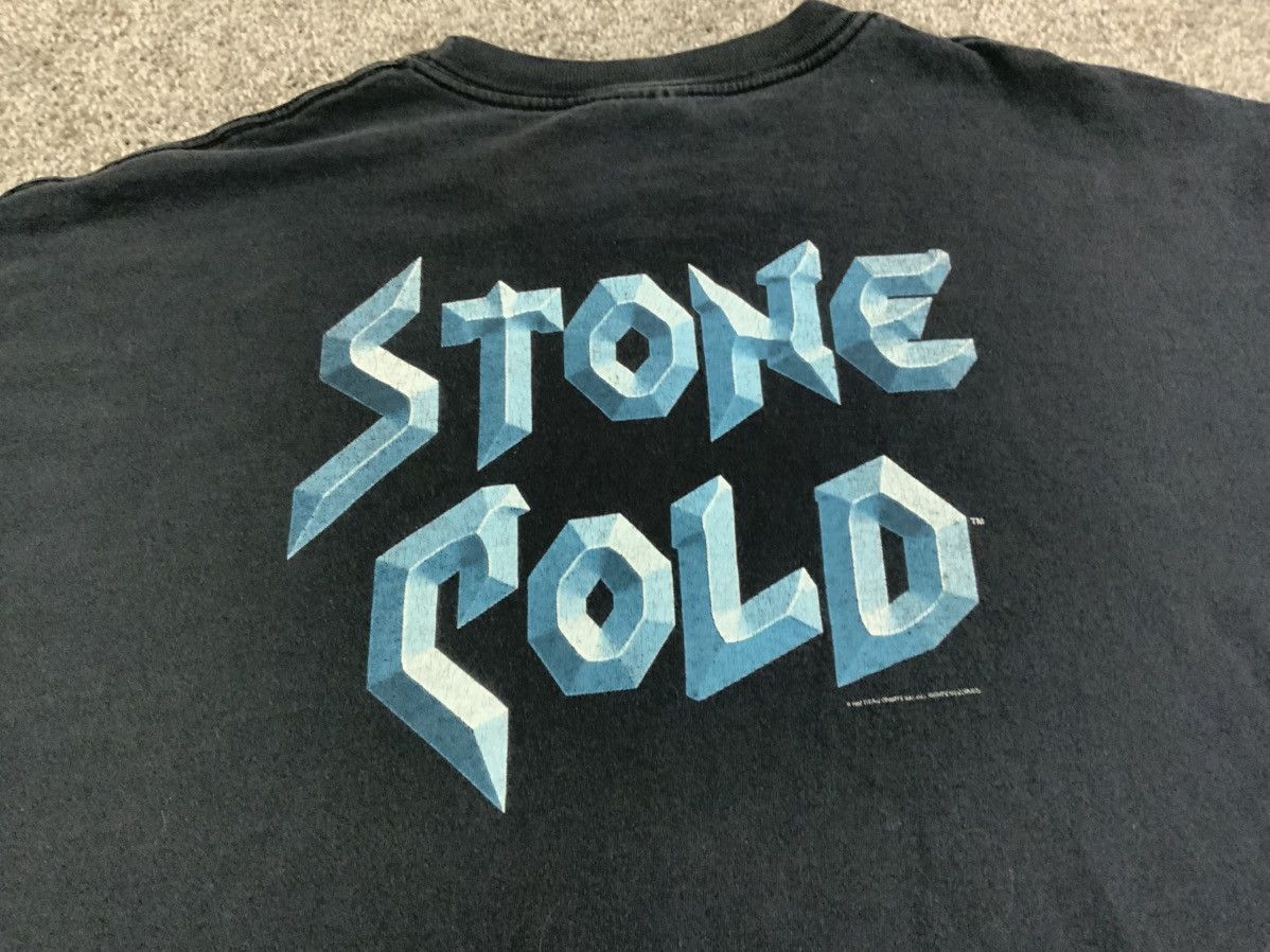WWF Vintage 90s Stone Cold Austin 3:16 WF T Shirt Black Sz XL Size US XL / EU 56 / 4 - 5 Thumbnail