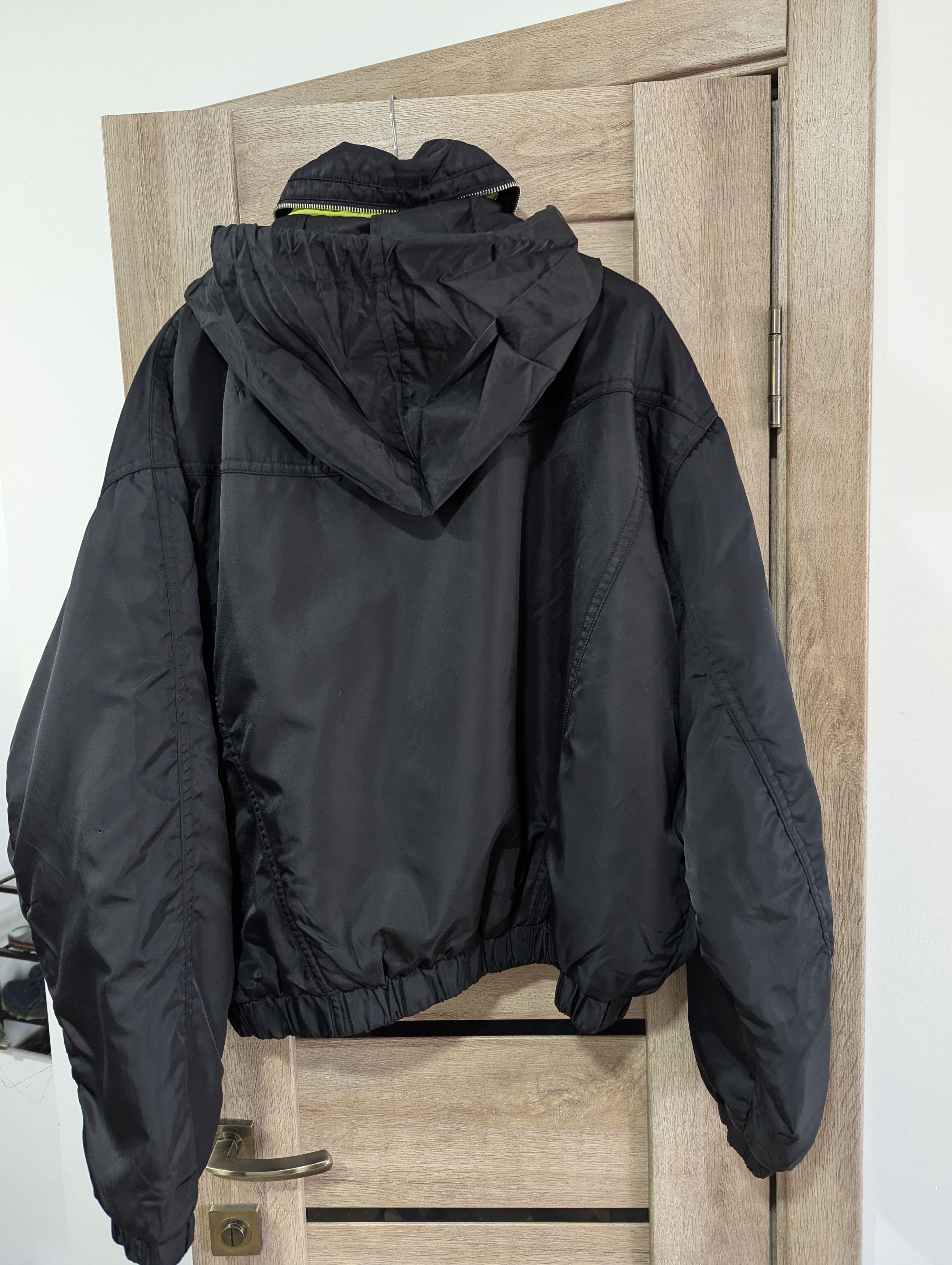 Thierry Mugler Mugler H&M Nylon Parachute Jacket Black Men's Size XL Size US XL / EU 56 / 4 - 15 Thumbnail