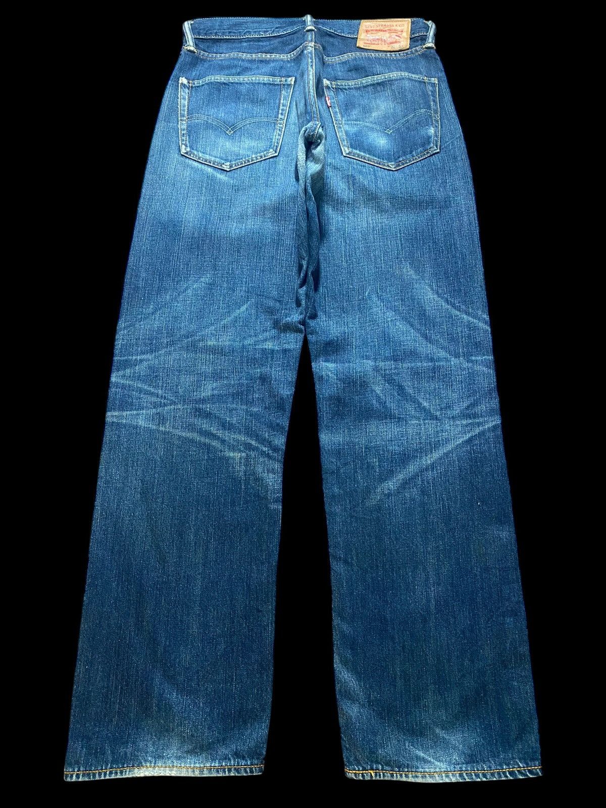 Levi's Vintage Clothing Vintage Levis 503 Blue Faded Whisker Loose Jeans Size US 32 / EU 48 - 2 Thumbnail