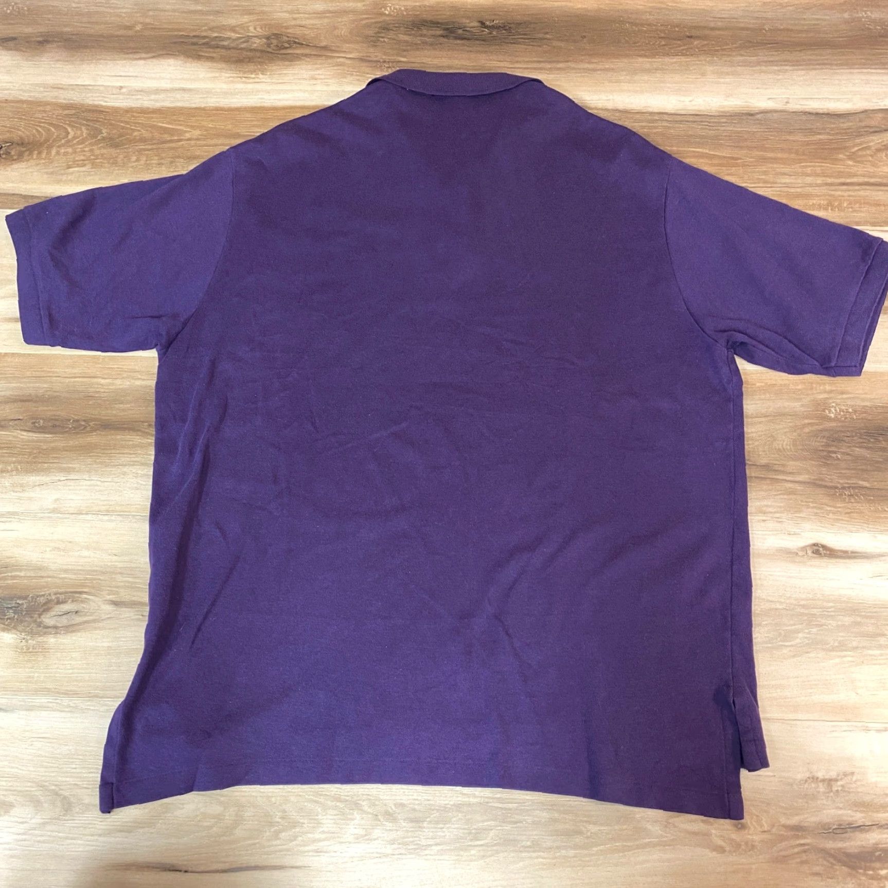Polo Ralph Lauren VINTAGE Polo Ralph Lauren Shirt Mens XL Purple Short Sleeve Classic Fit 90s USA Size US XL / EU 56 / 4 - 8 Thumbnail