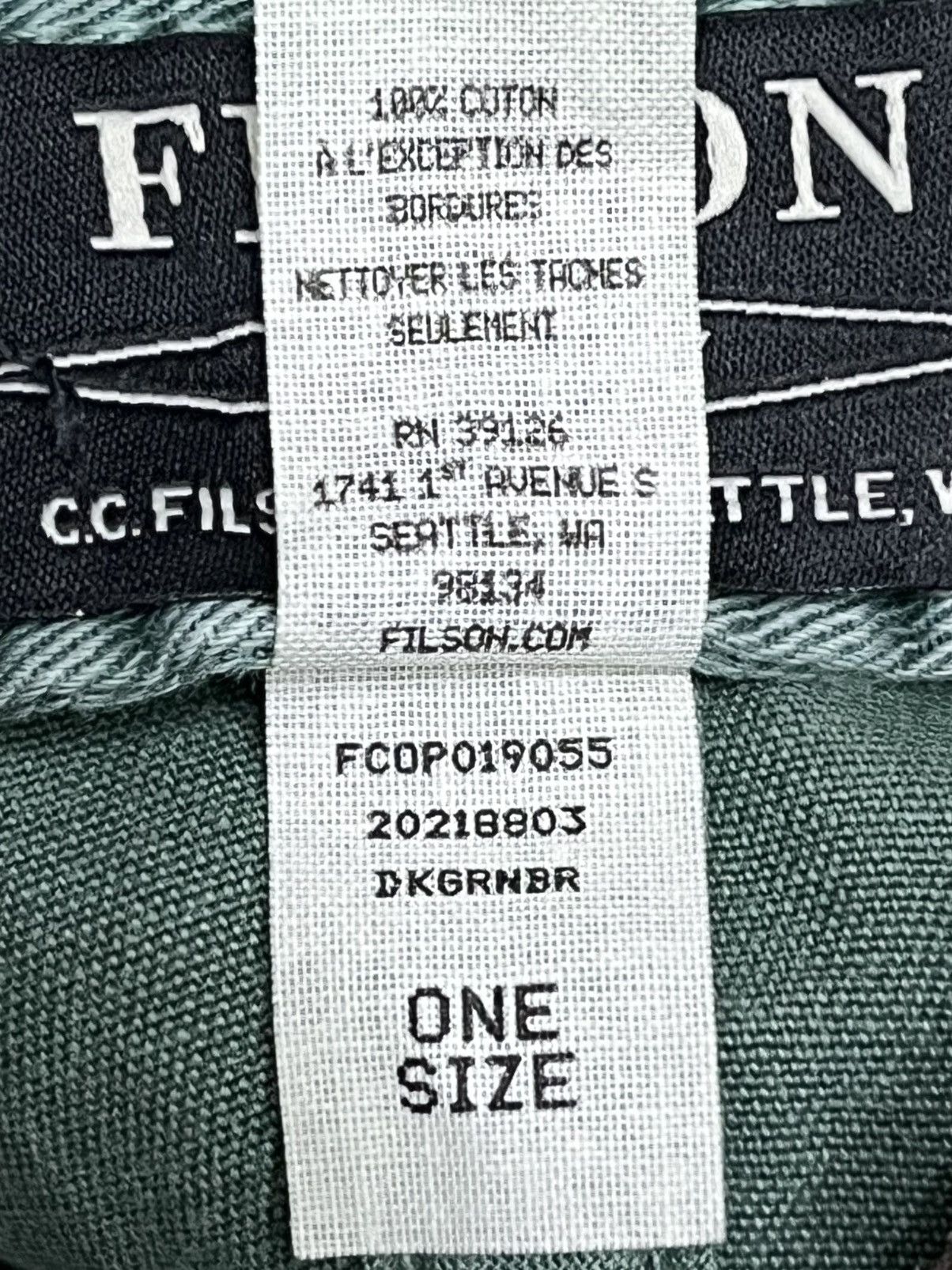 Filson RARE🔥Vintage Filson Bear Embroidered Dad Hat Made in USA Size ONE SIZE - 13 Thumbnail