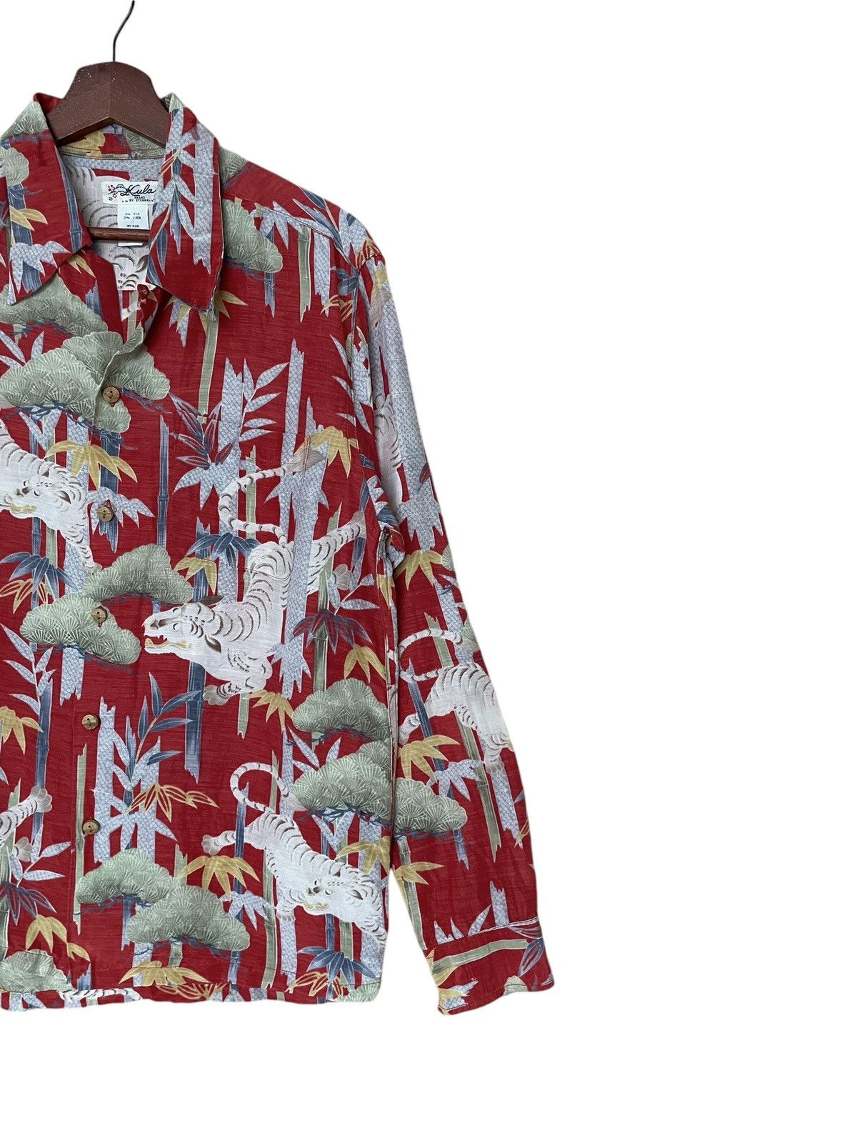 Eternal Vintage Japanese Brand Eternal Sukajan Silk Shirt 1990s Size US M / EU 48-50 / 2 - 6 Thumbnail